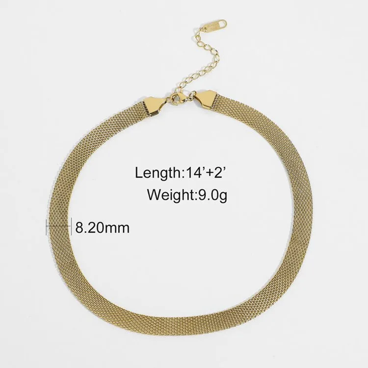 14K Gold-Filled Watch Strap Necklace