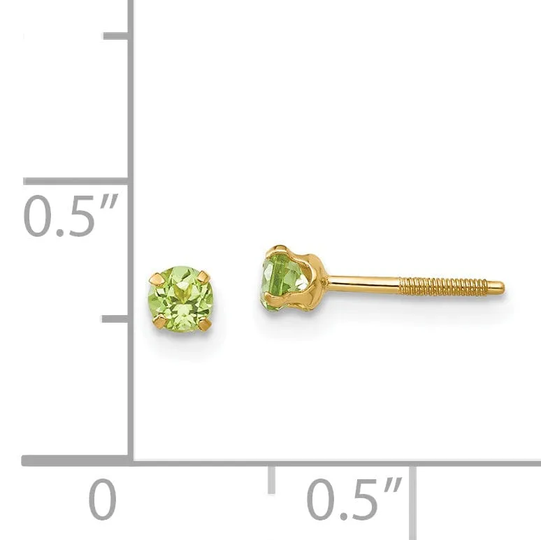 14k Yellow Gold Madi K Peridot Earrings