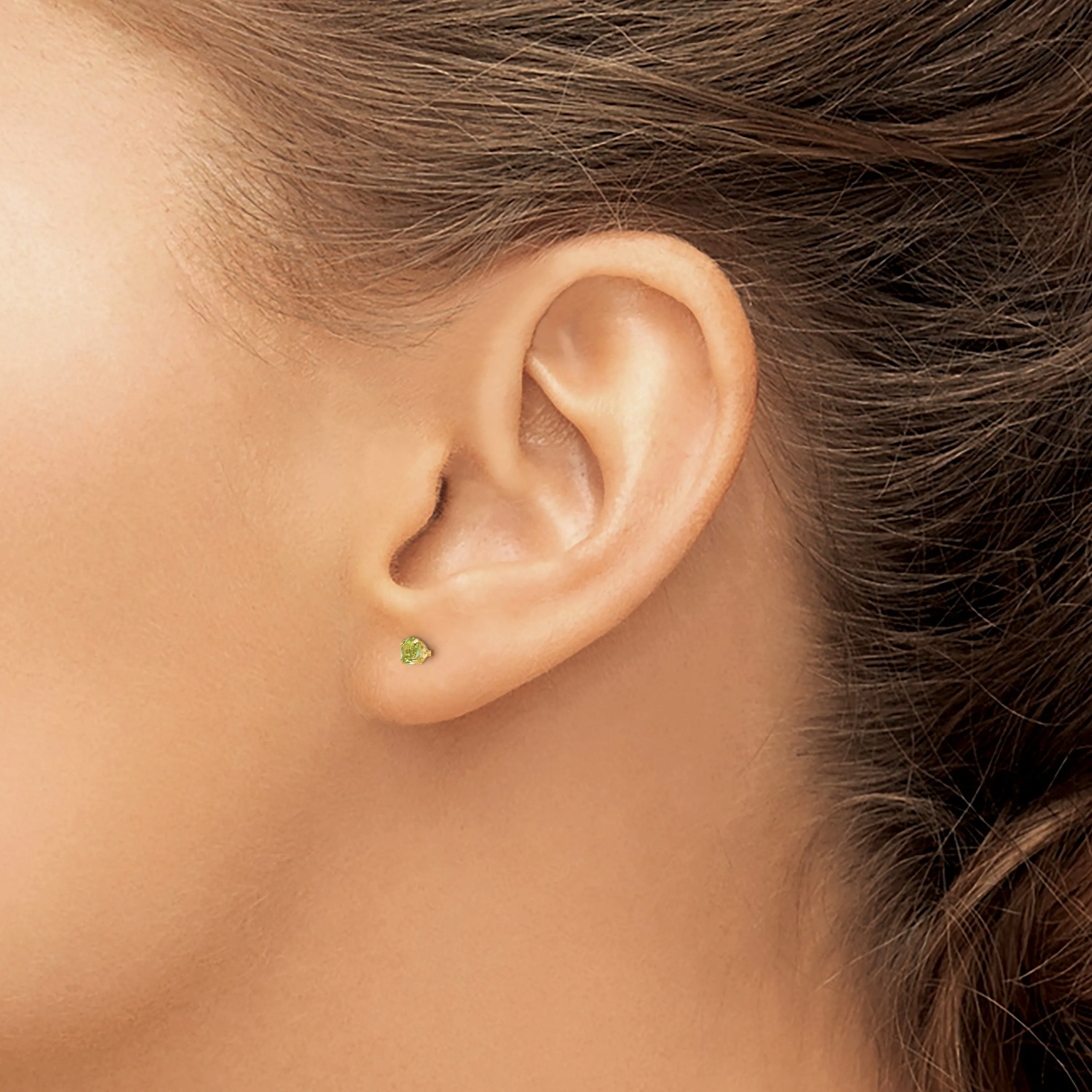14k Yellow Gold Madi K Peridot Earrings