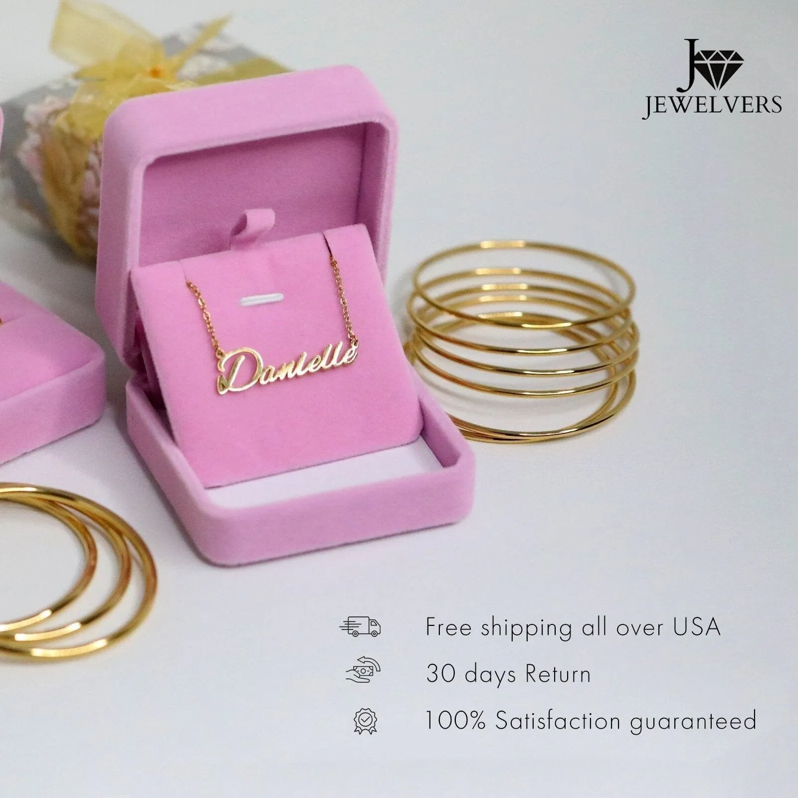 18K Gold-Filled Watchband Necklace