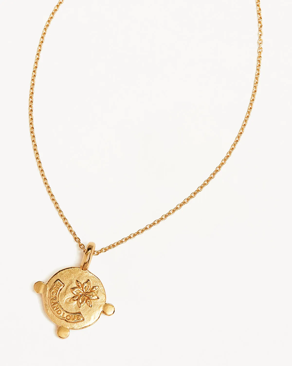 18k Gold Vermeil Luck and Love Necklace