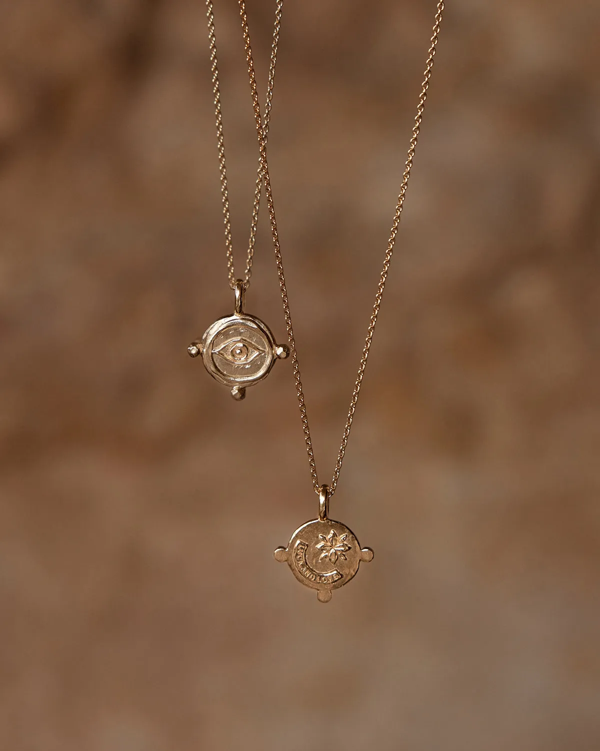 18k Gold Vermeil Luck and Love Necklace