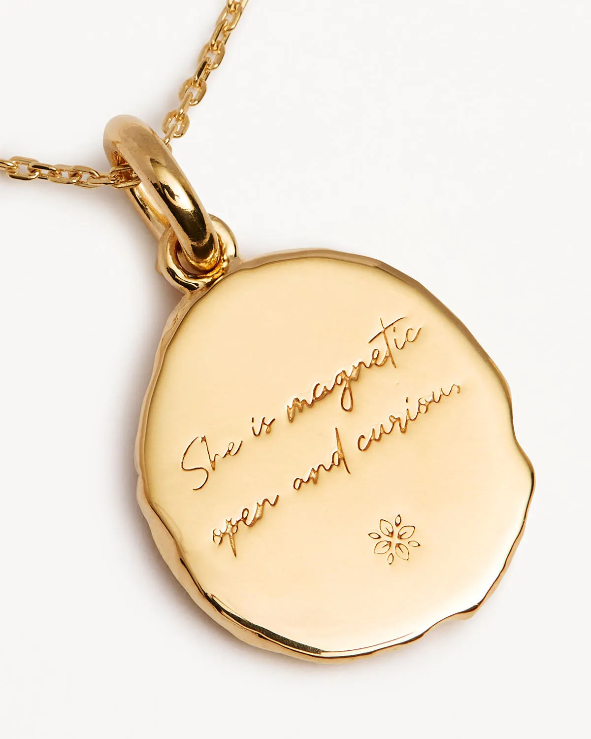 18k Gold Vermeil She is Zodiac Necklace - Gemini