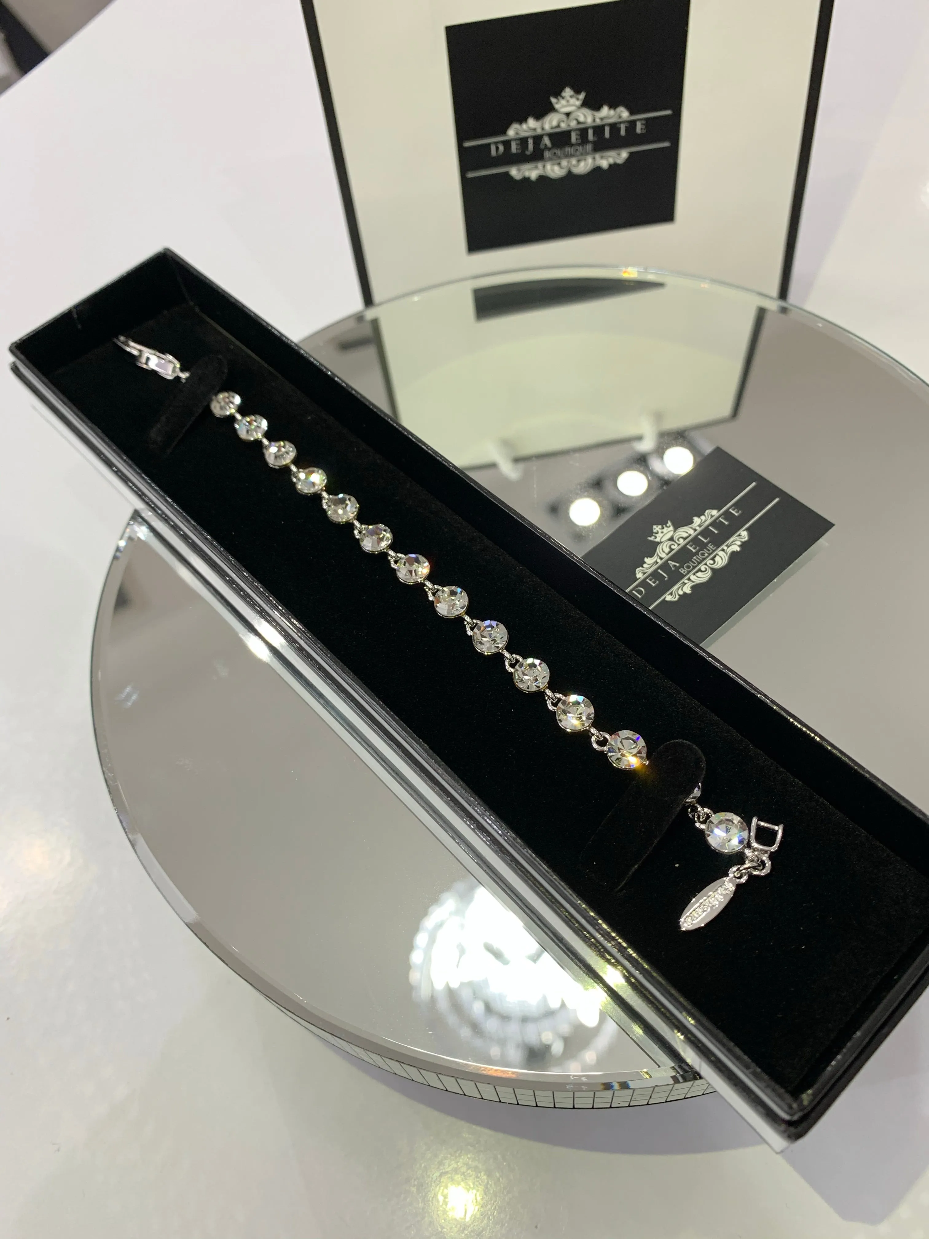 5 mm Swarovski Crystal elements tennis bracelet