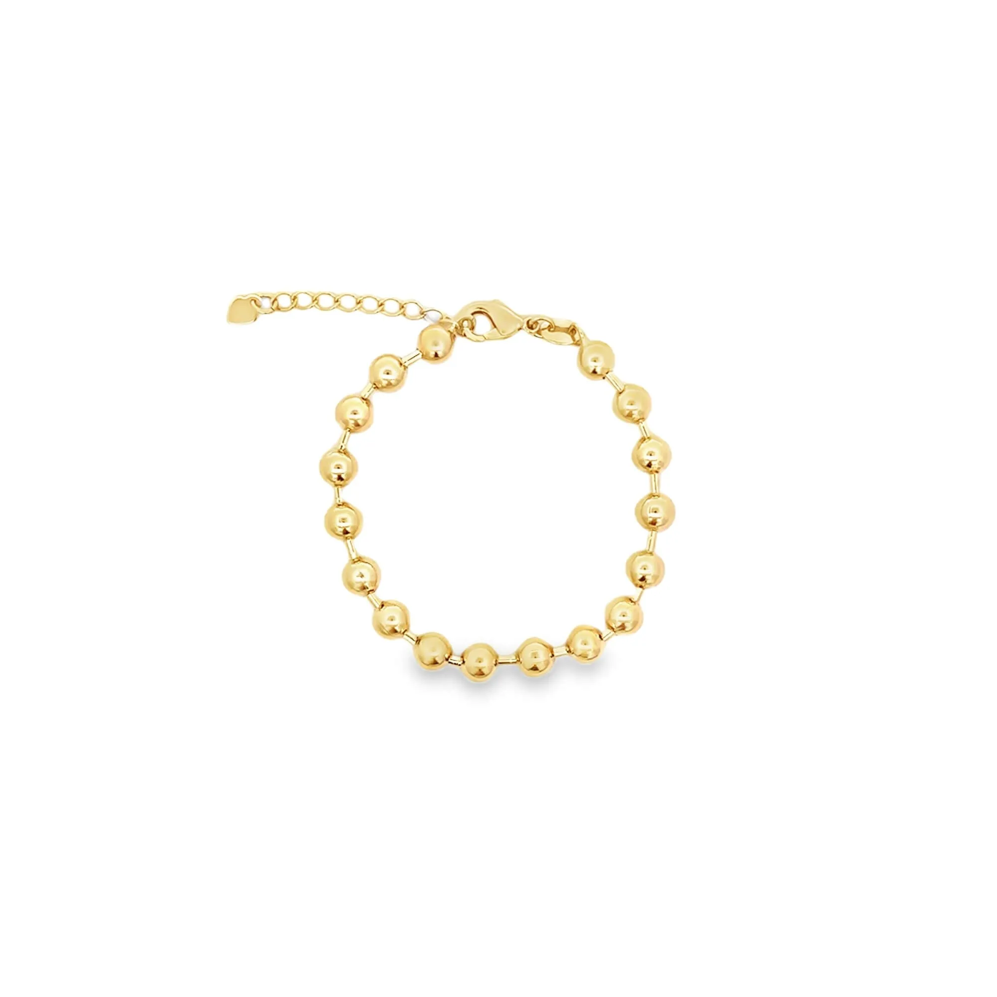 6mm Bead Link Necklace (H260/I328A)