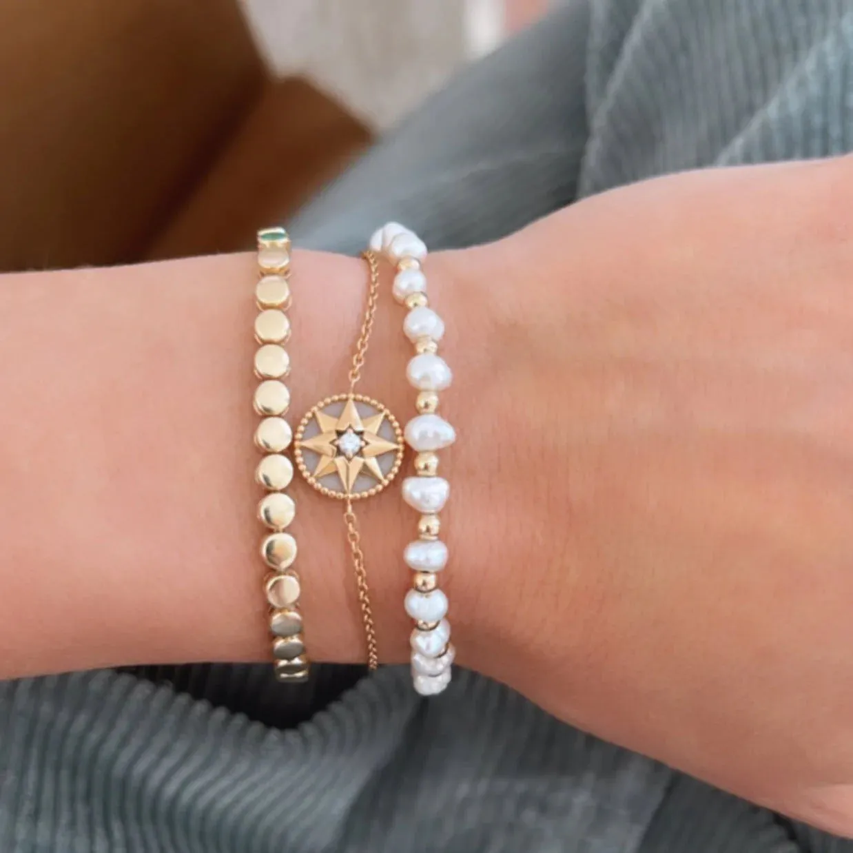 Alexa Leigh - Sylvie Bracelet in Gold 6.5