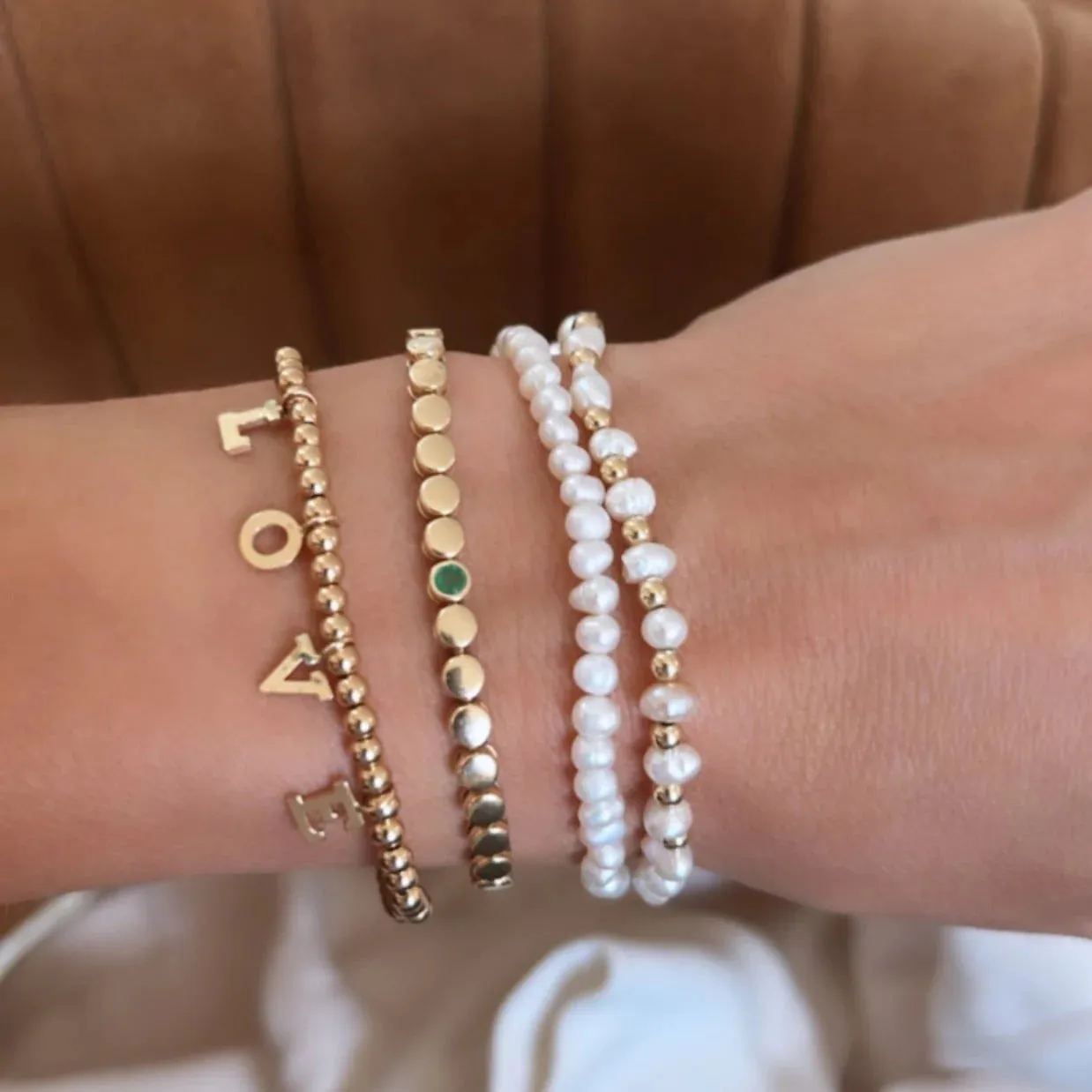 Alexa Leigh - Sylvie Bracelet in Gold 6.5
