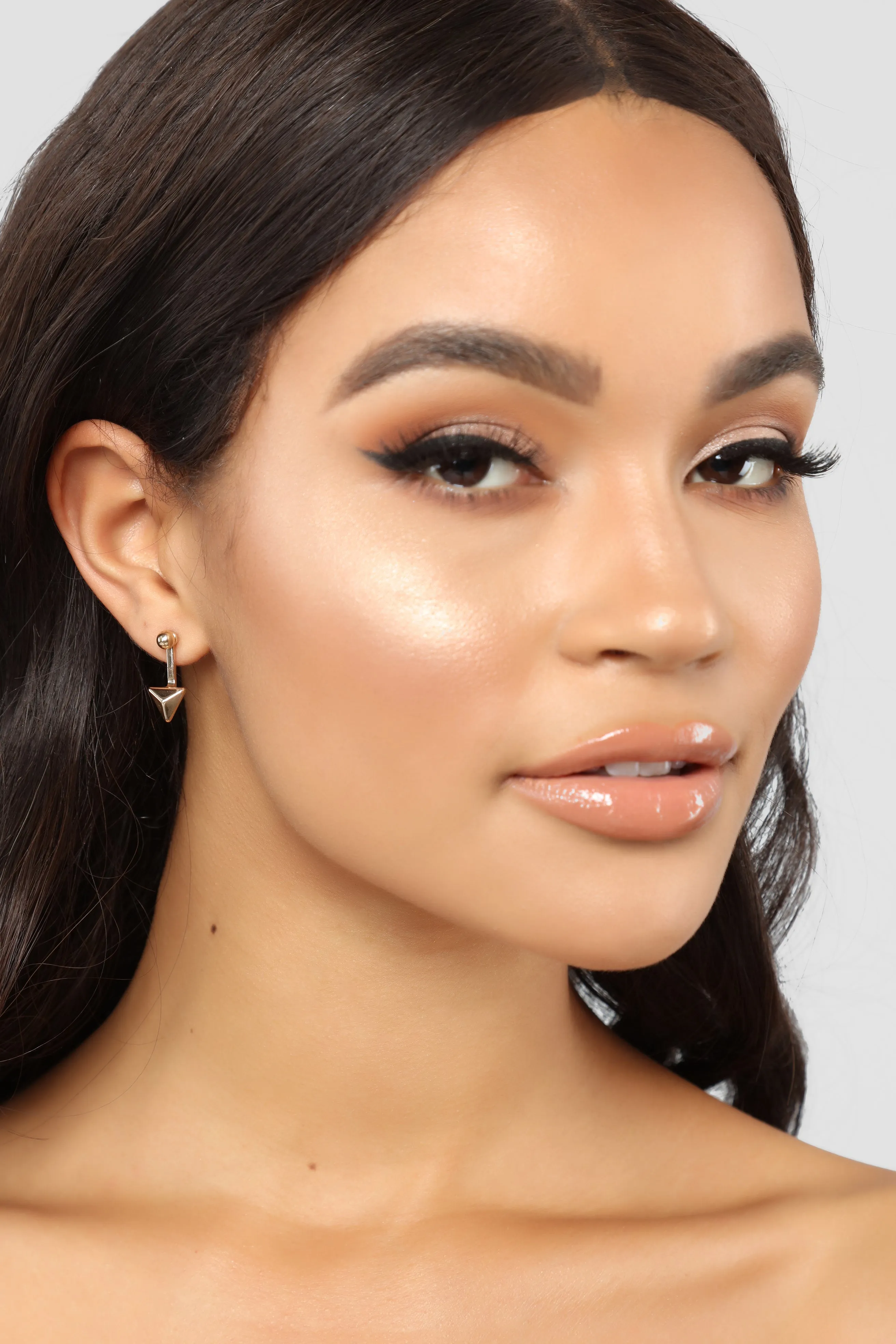 All That Edge Earring Set - Gold
