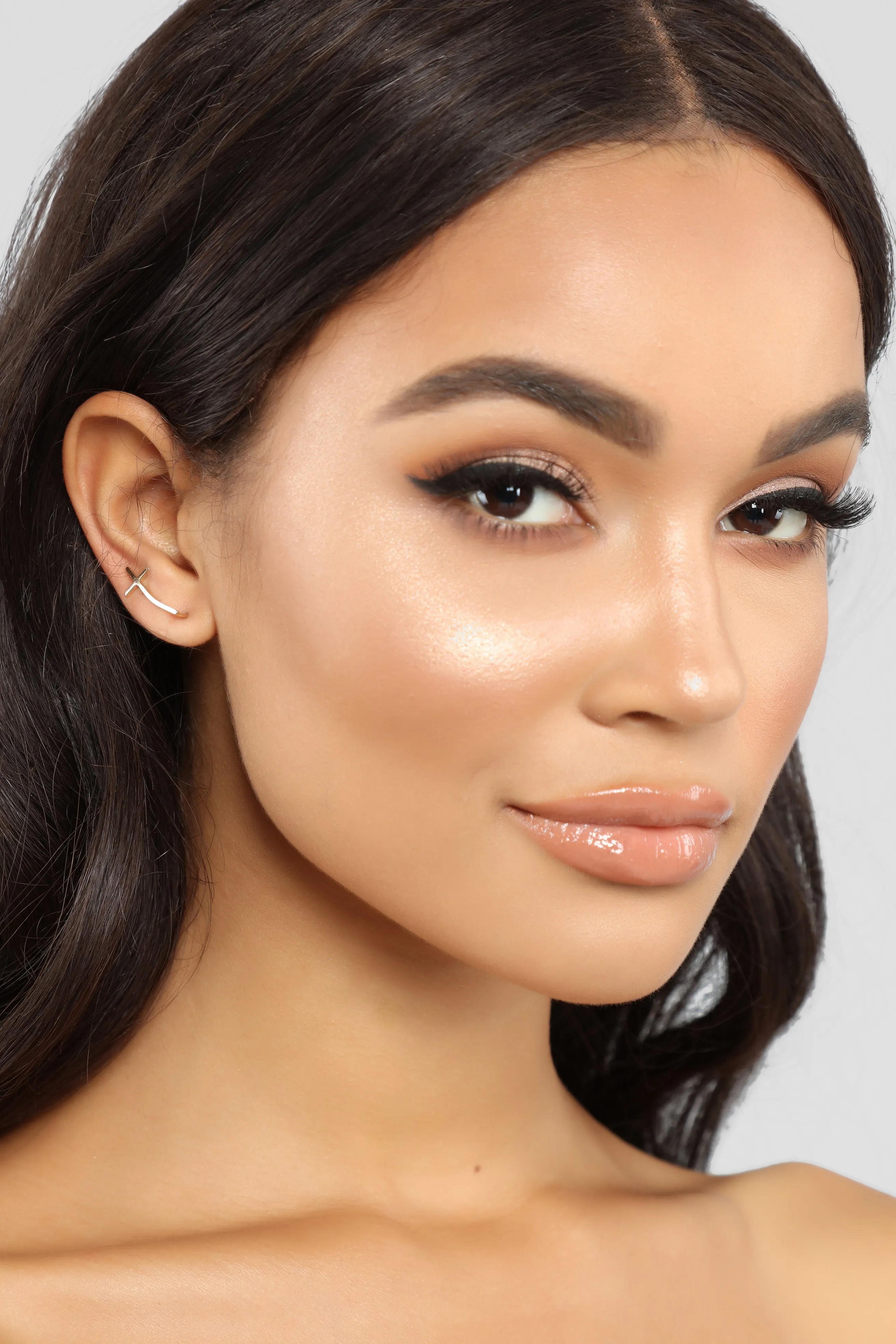 All That Edge Earring Set - Gold