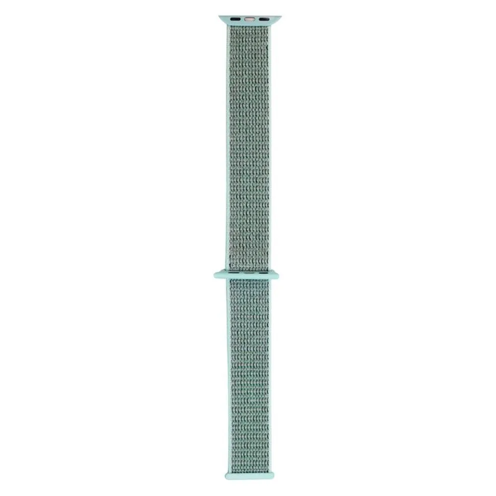 Apple Watch (38/40/SE/41/42mm) Lippa Nylon Rem - Grøn