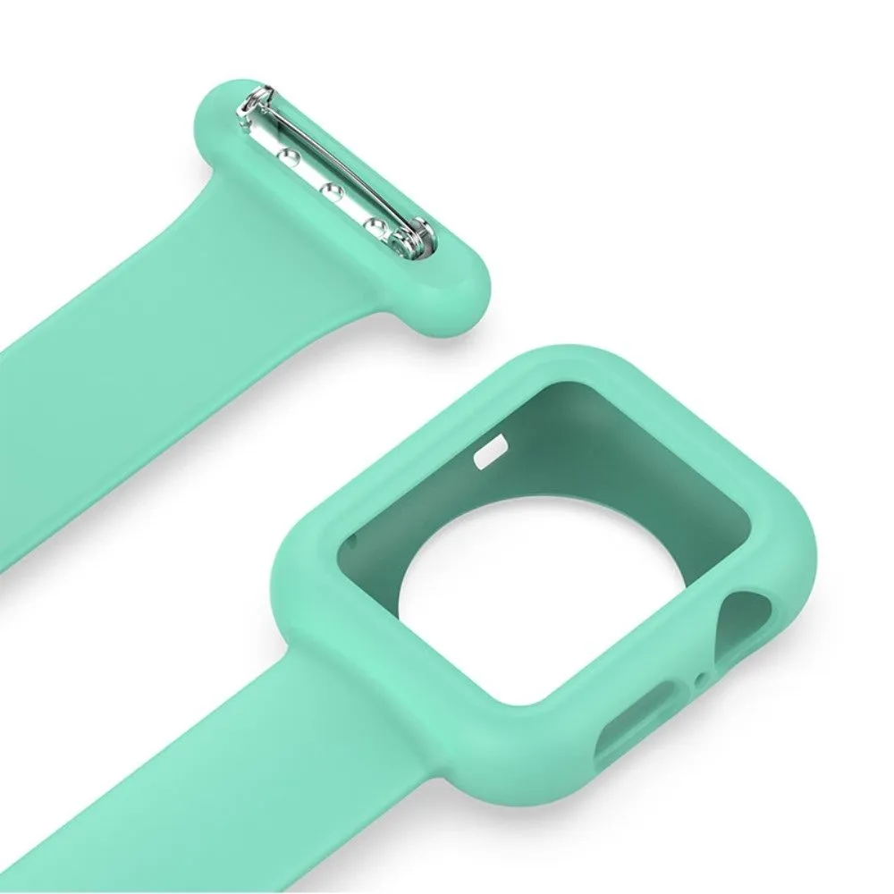 Apple Watch (41mm) doctor nurse silicone watch strap - Green