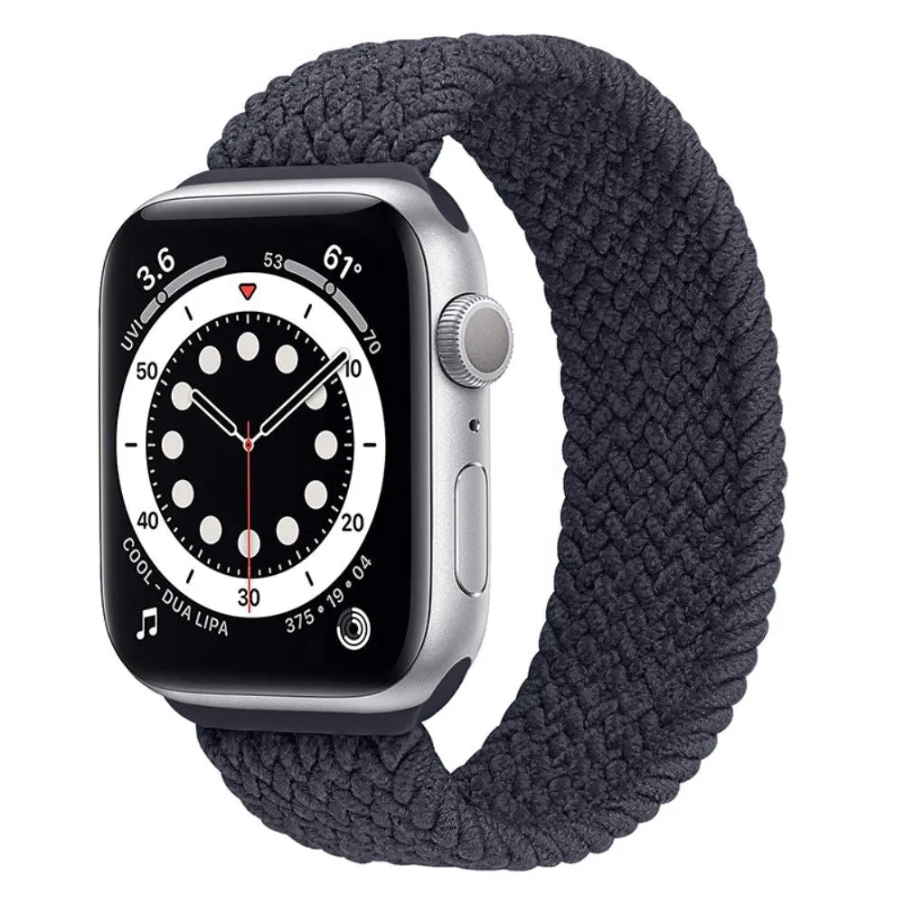 Apple Watch (41mm) elastic watch strap - Charcoal / Size: M