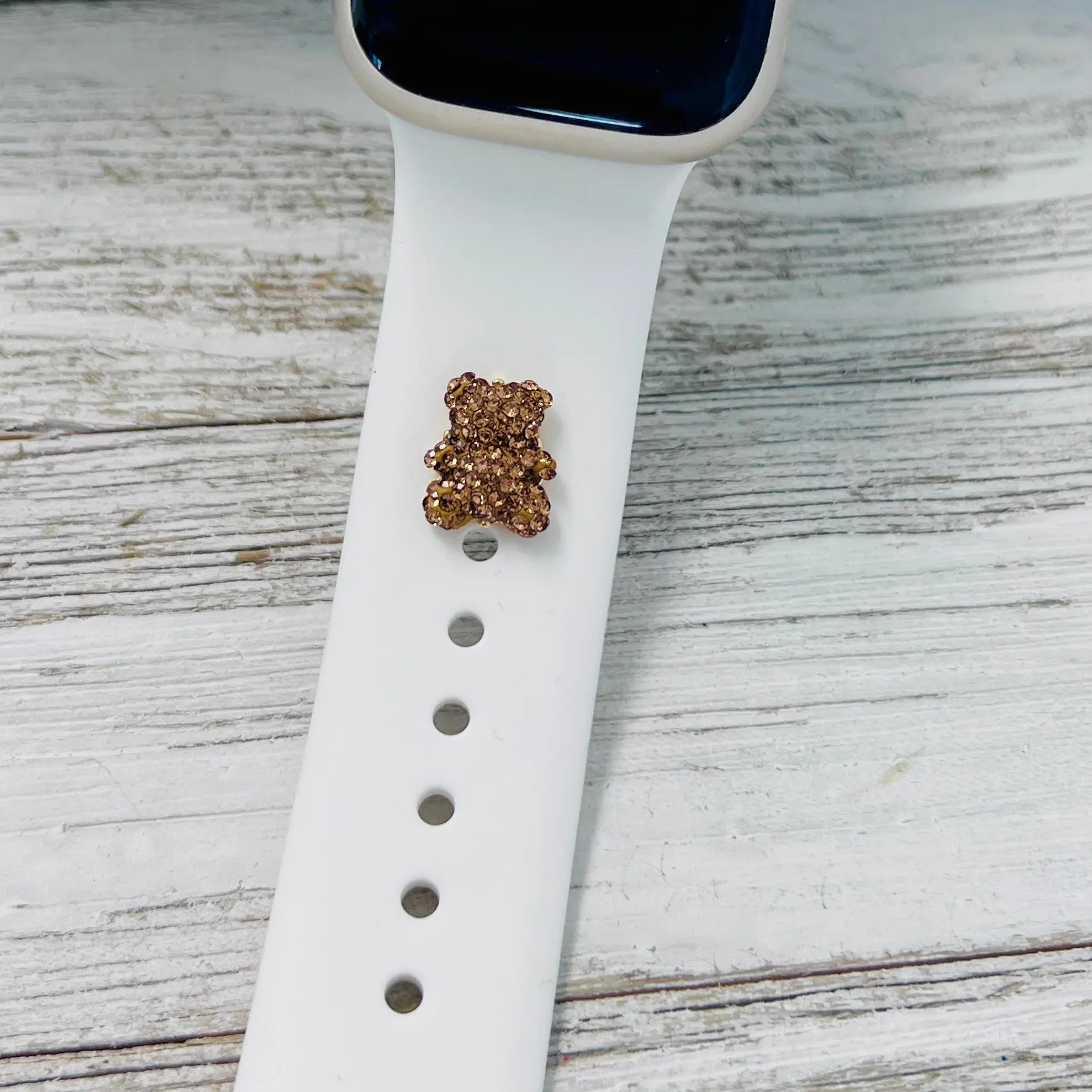Band Charms 1pc. Sparkly Teddy Bears Multiple Colors Available