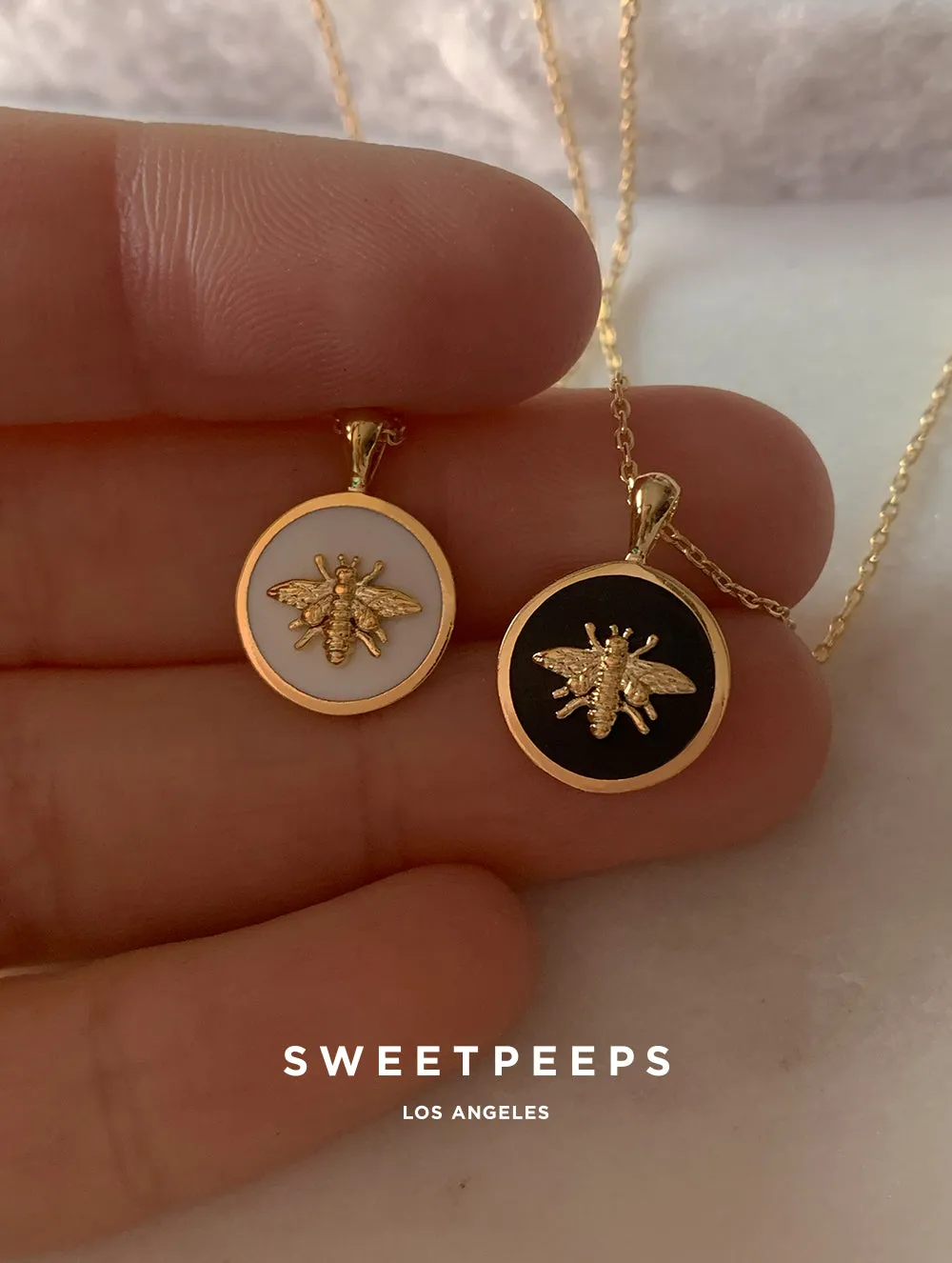 Bee Pendant Necklace