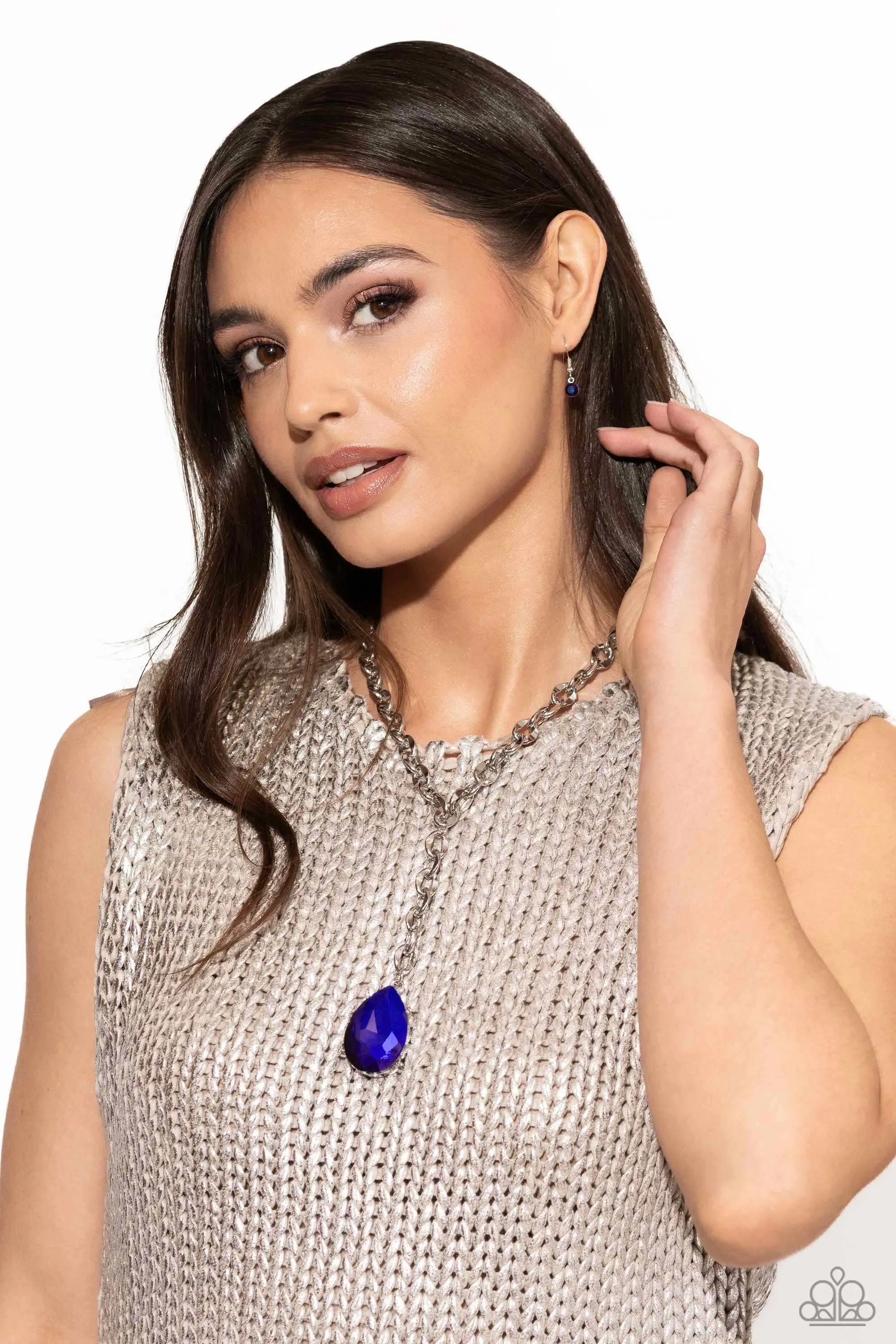 Benevolent Bling - Purple Rhinestone Bling Necklace - Paparazzi Accessories