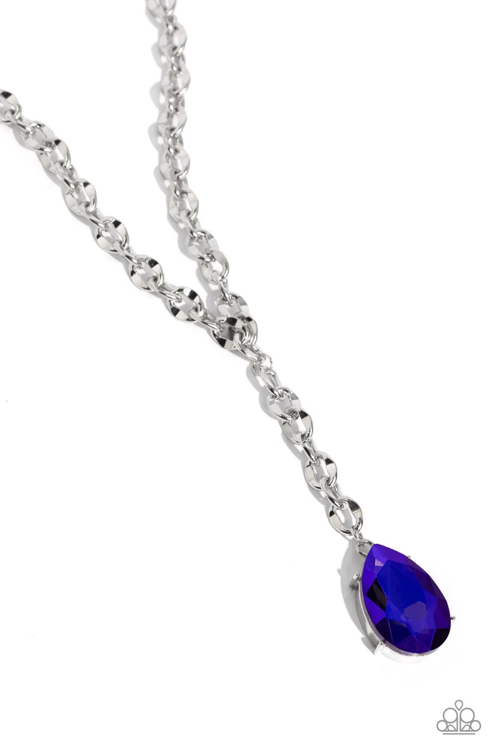Benevolent Bling - Purple Rhinestone Bling Necklace - Paparazzi Accessories