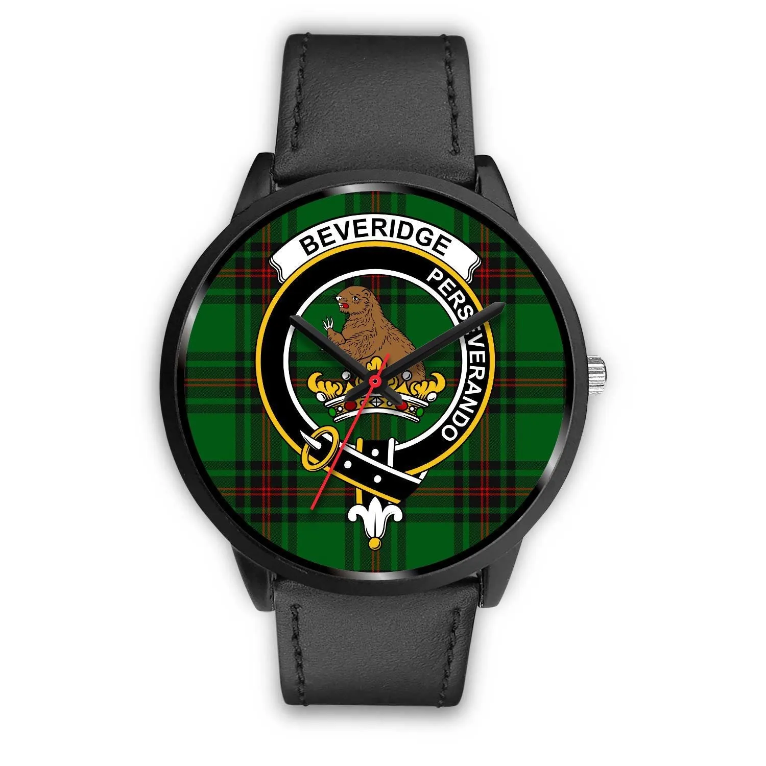 Beveridge Clan Badge Tartan Black Watch