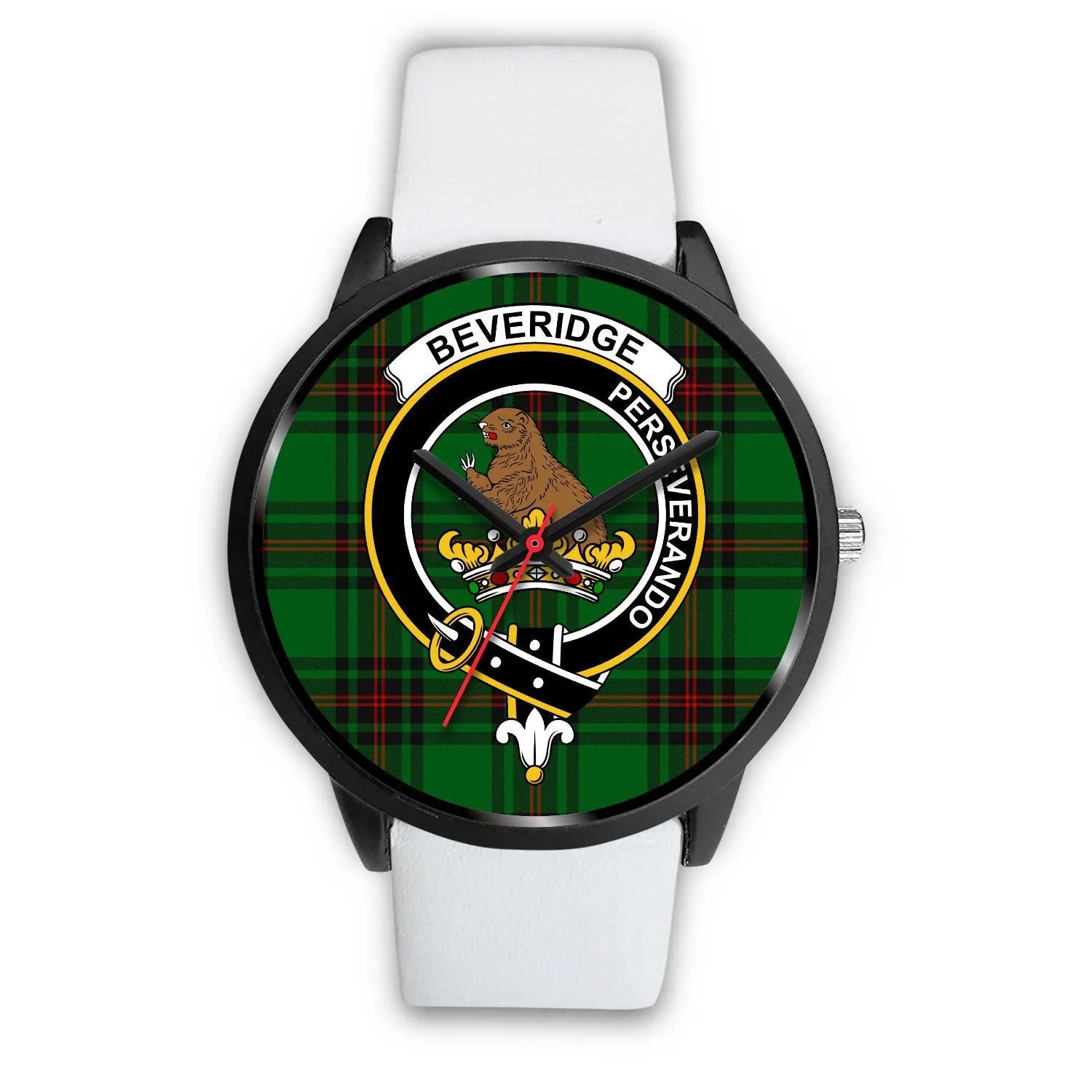 Beveridge Clan Badge Tartan Black Watch