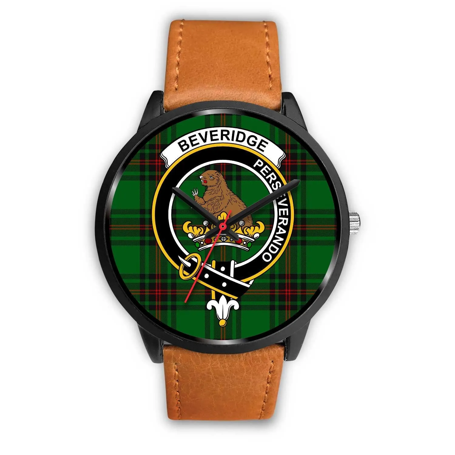 Beveridge Clan Badge Tartan Black Watch