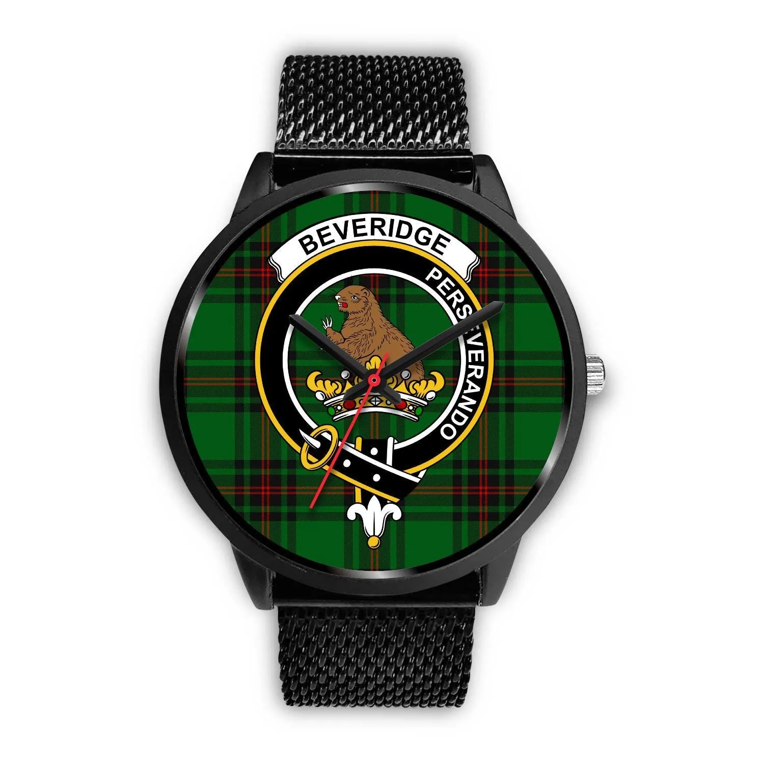 Beveridge Clan Badge Tartan Black Watch