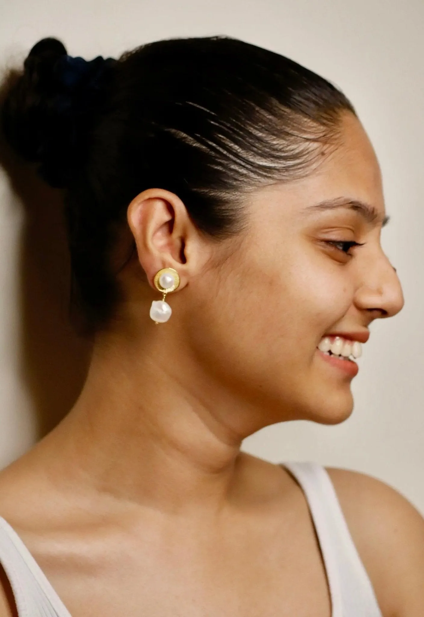 Birth of Pearl Silver Earring - From Purl