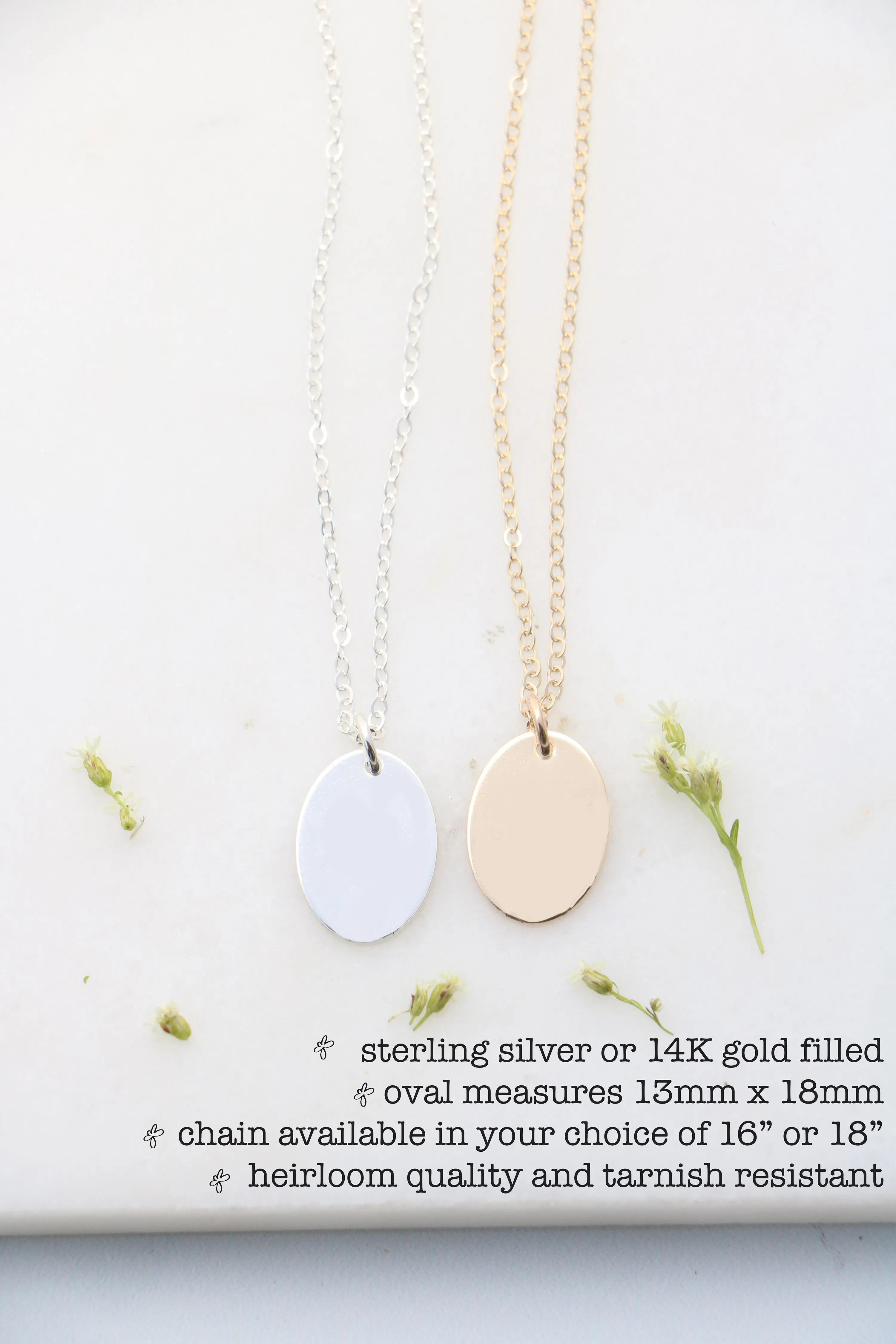 birthflower bouquet necklace