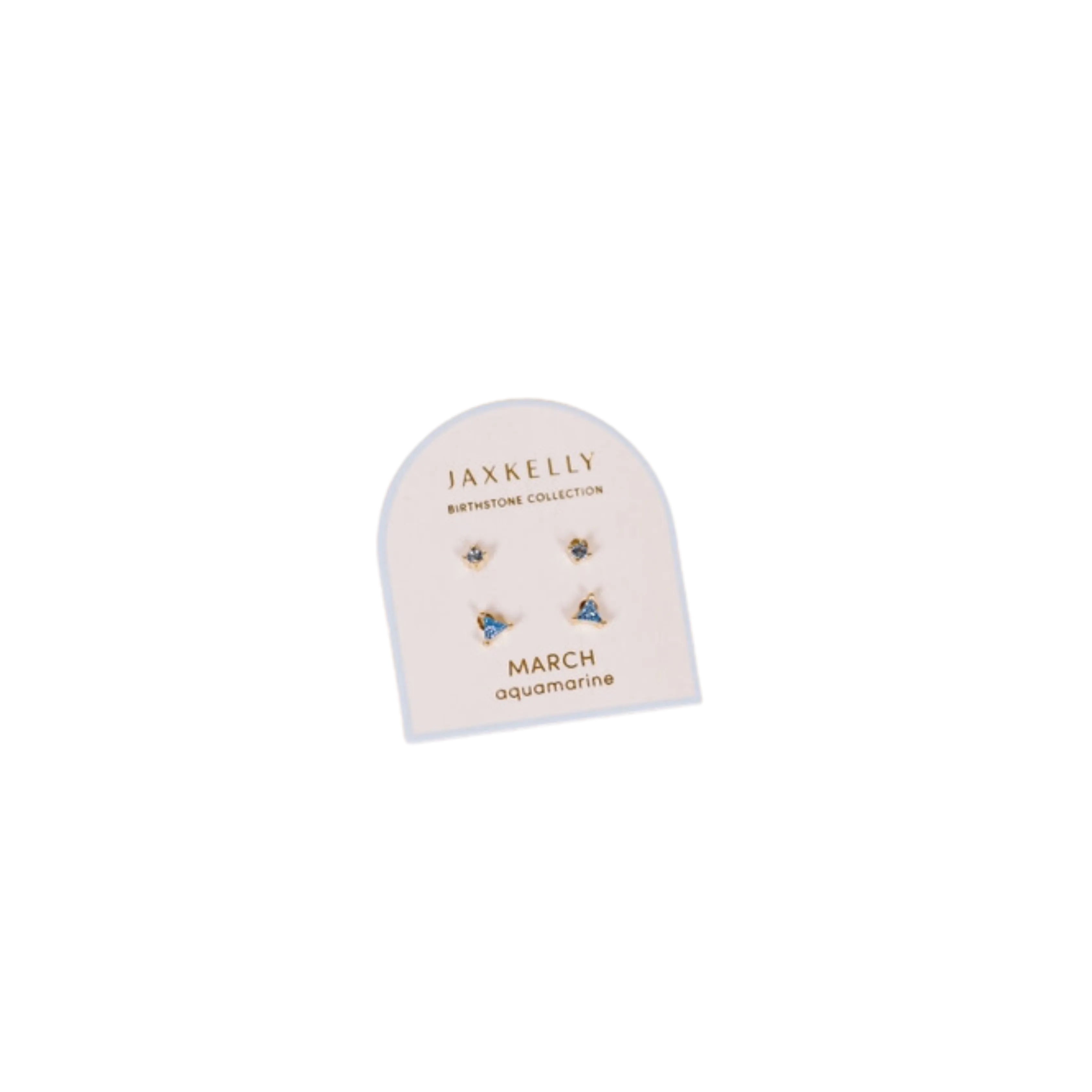 Birthstone Gold Stud Earring Set