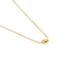 Blue Eye Chain Necklace