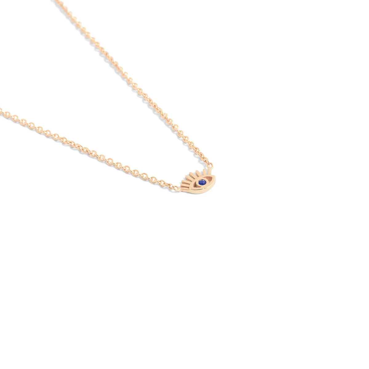 Blue Eye Chain Necklace