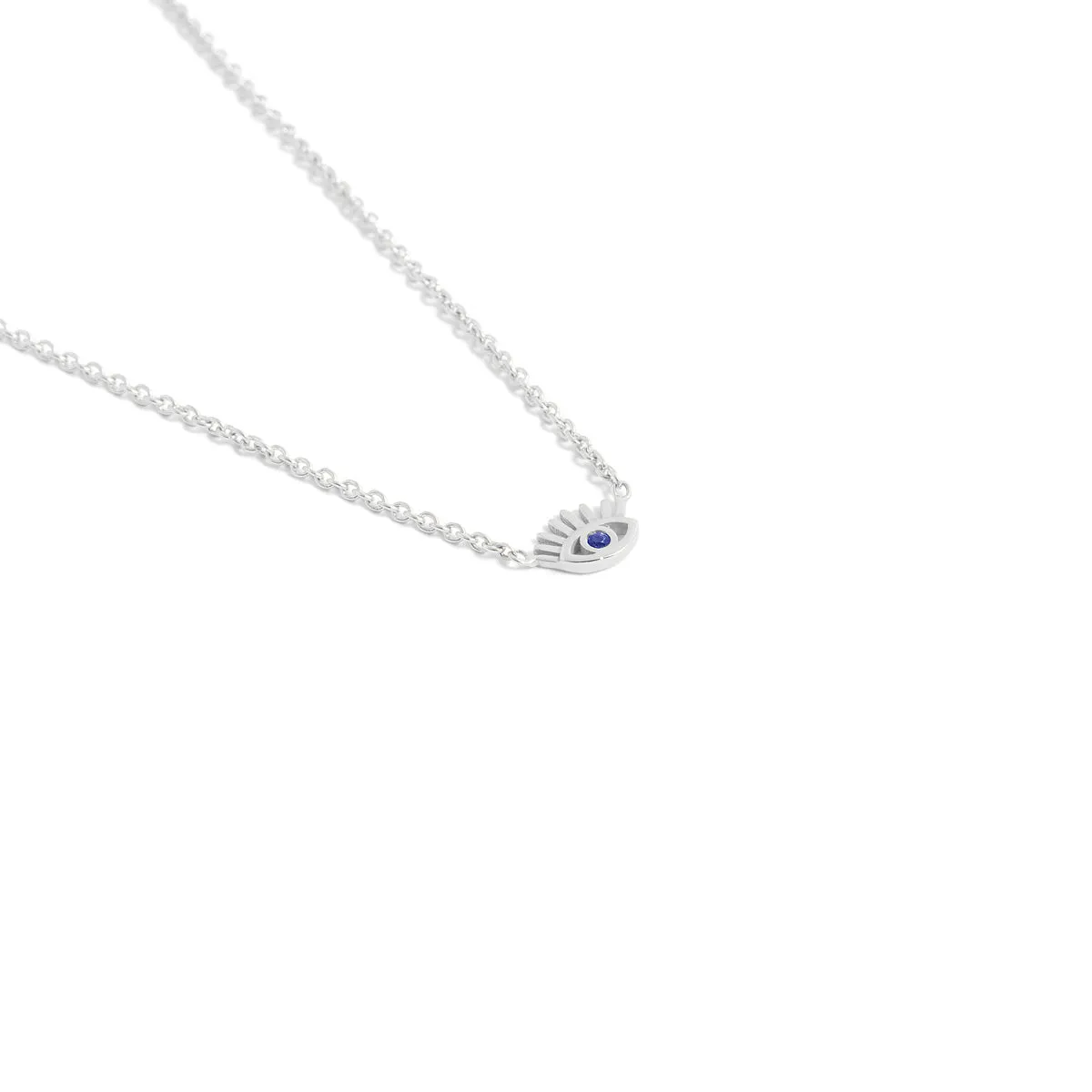 Blue Eye Chain Necklace