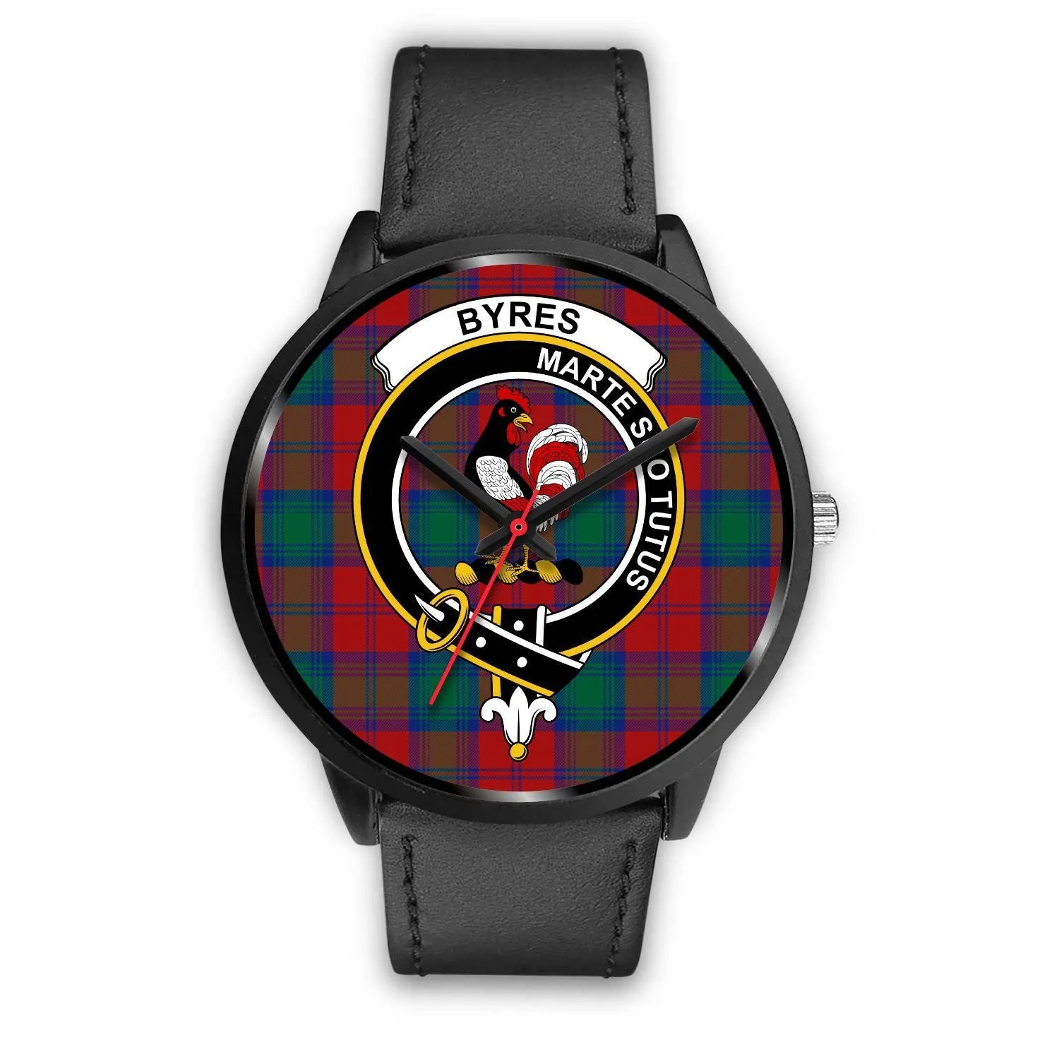 Byres Clan Badge Tartan Black Watch
