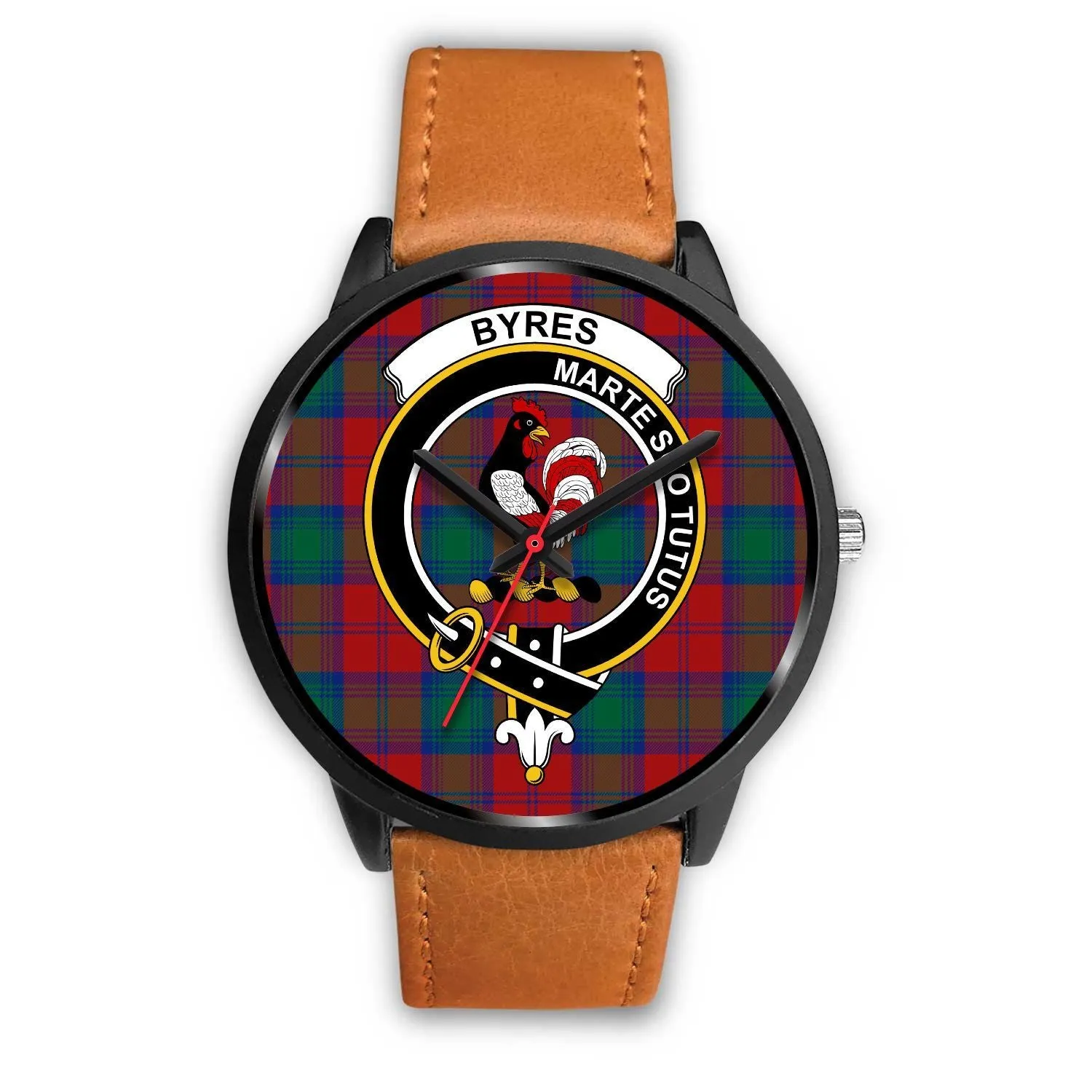 Byres Clan Badge Tartan Black Watch