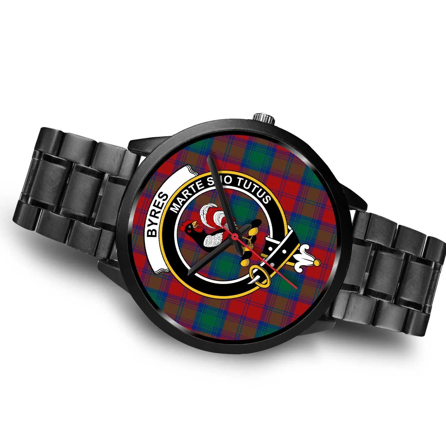 Byres Clan Badge Tartan Black Watch