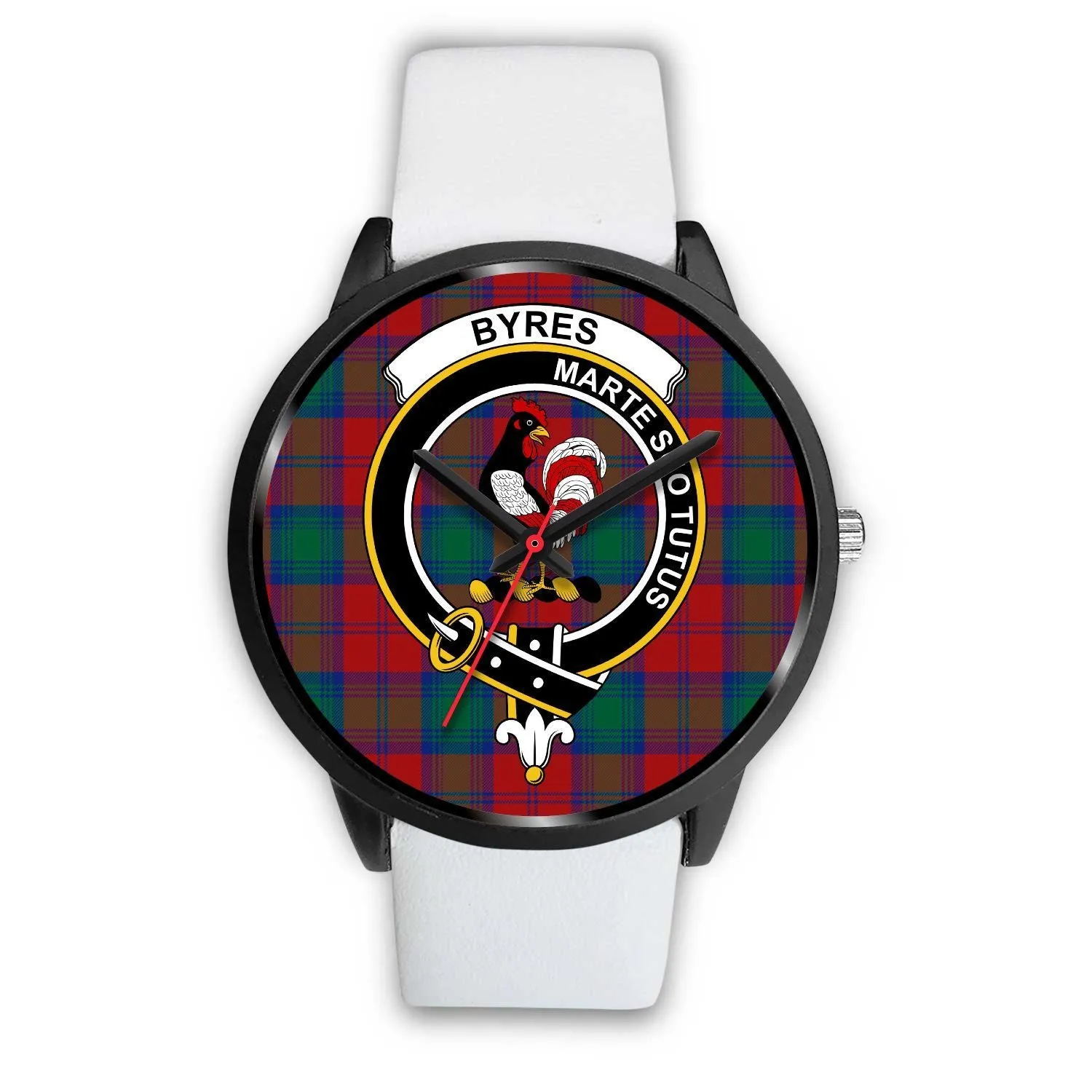 Byres Clan Badge Tartan Black Watch