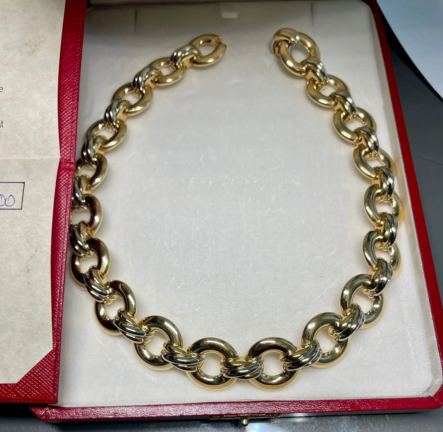 Cartier Trinity Multi-Color Gold Necklace