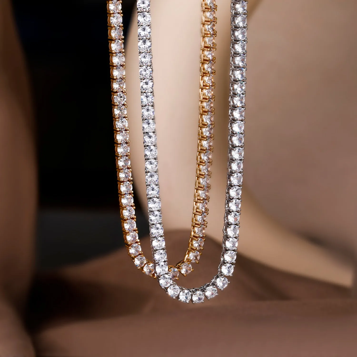 Charm Tennis Necklace