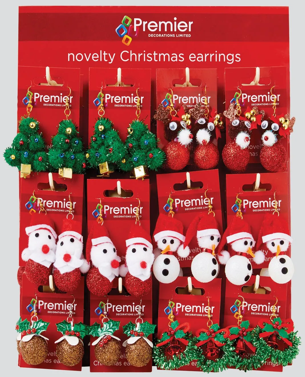 Christmas Novelty Glitter Earrings