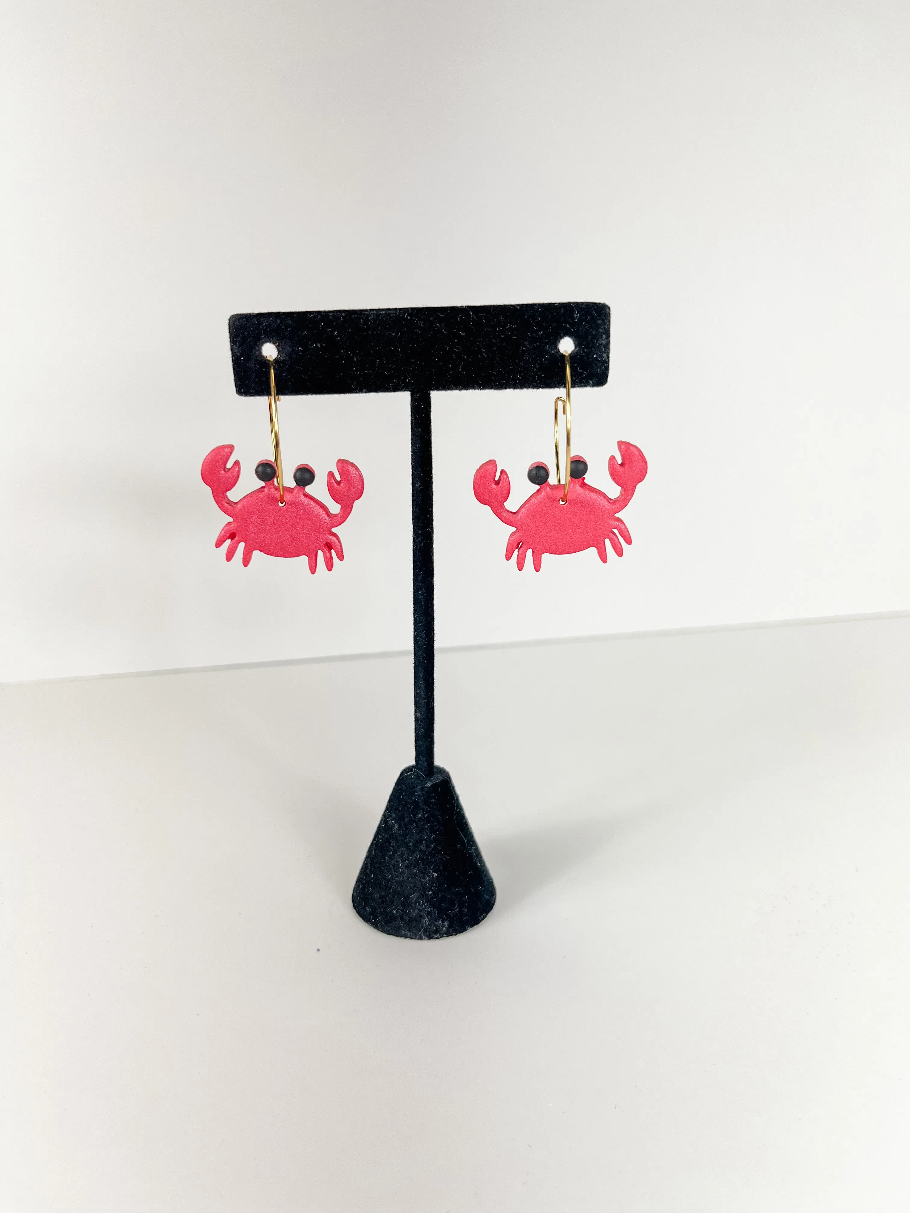 Crab Clay Earrings