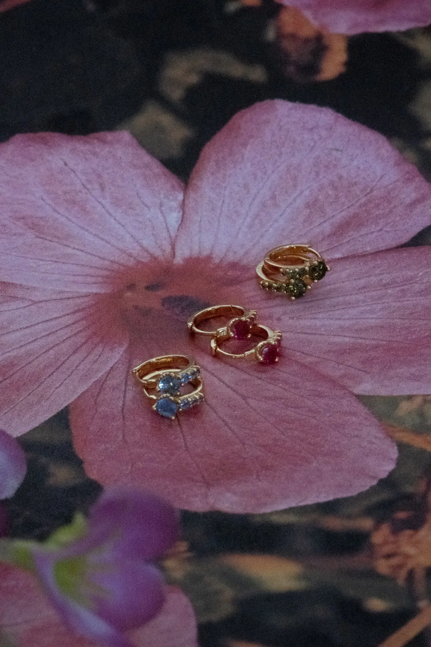 Darcy Hoops - Peridot CZ