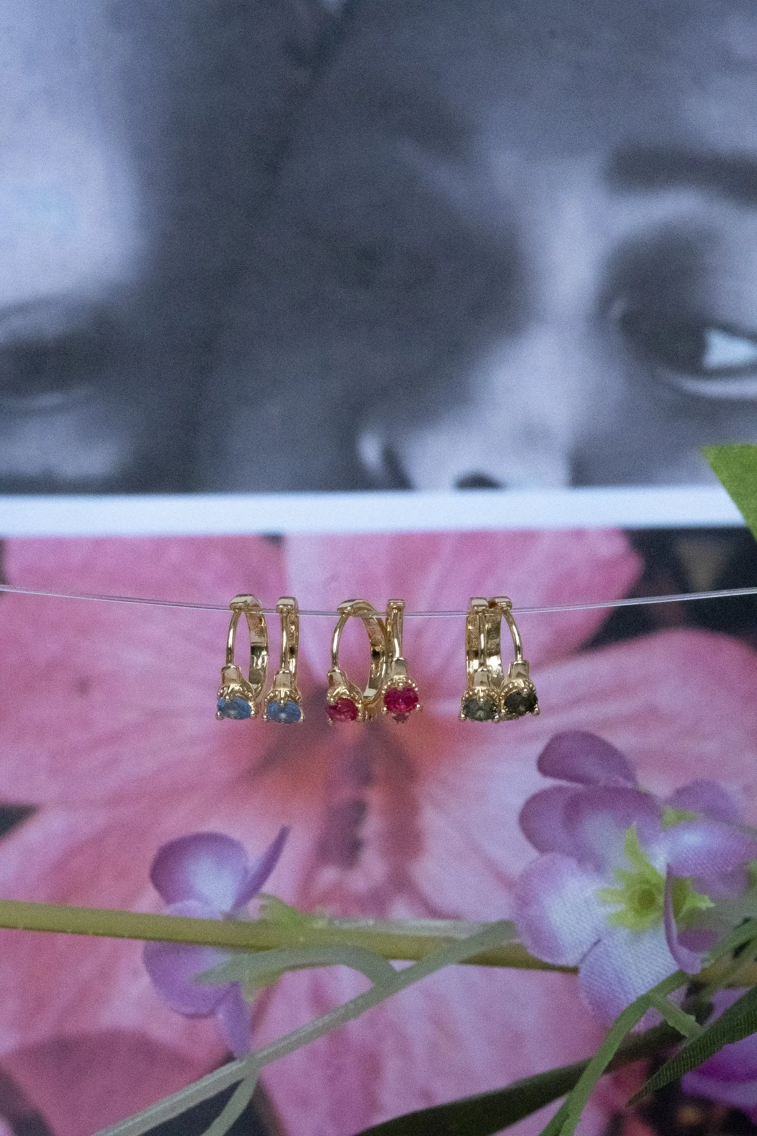 Darcy Hoops - Peridot CZ