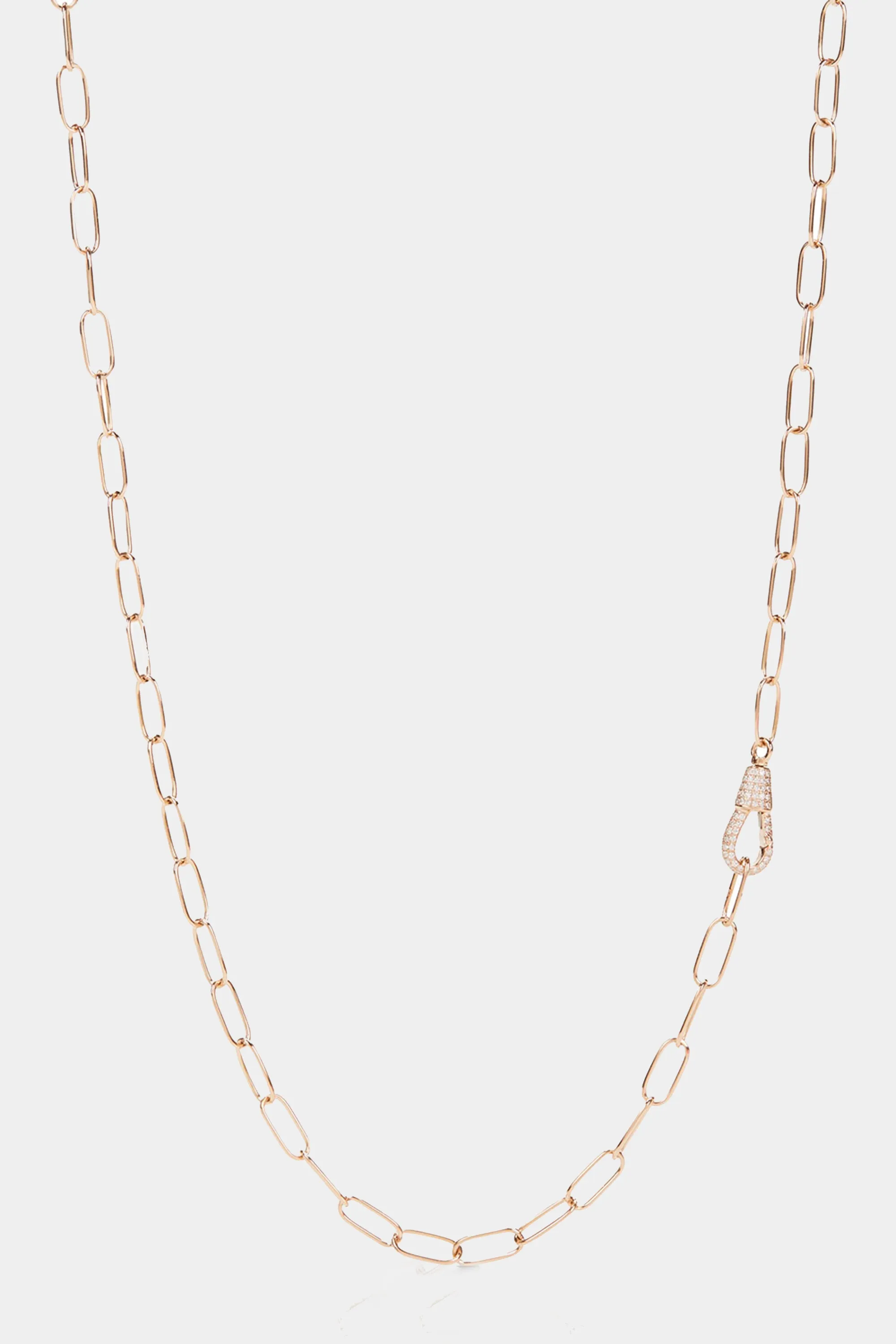 Diamond Hook Chain, Yellow Gold