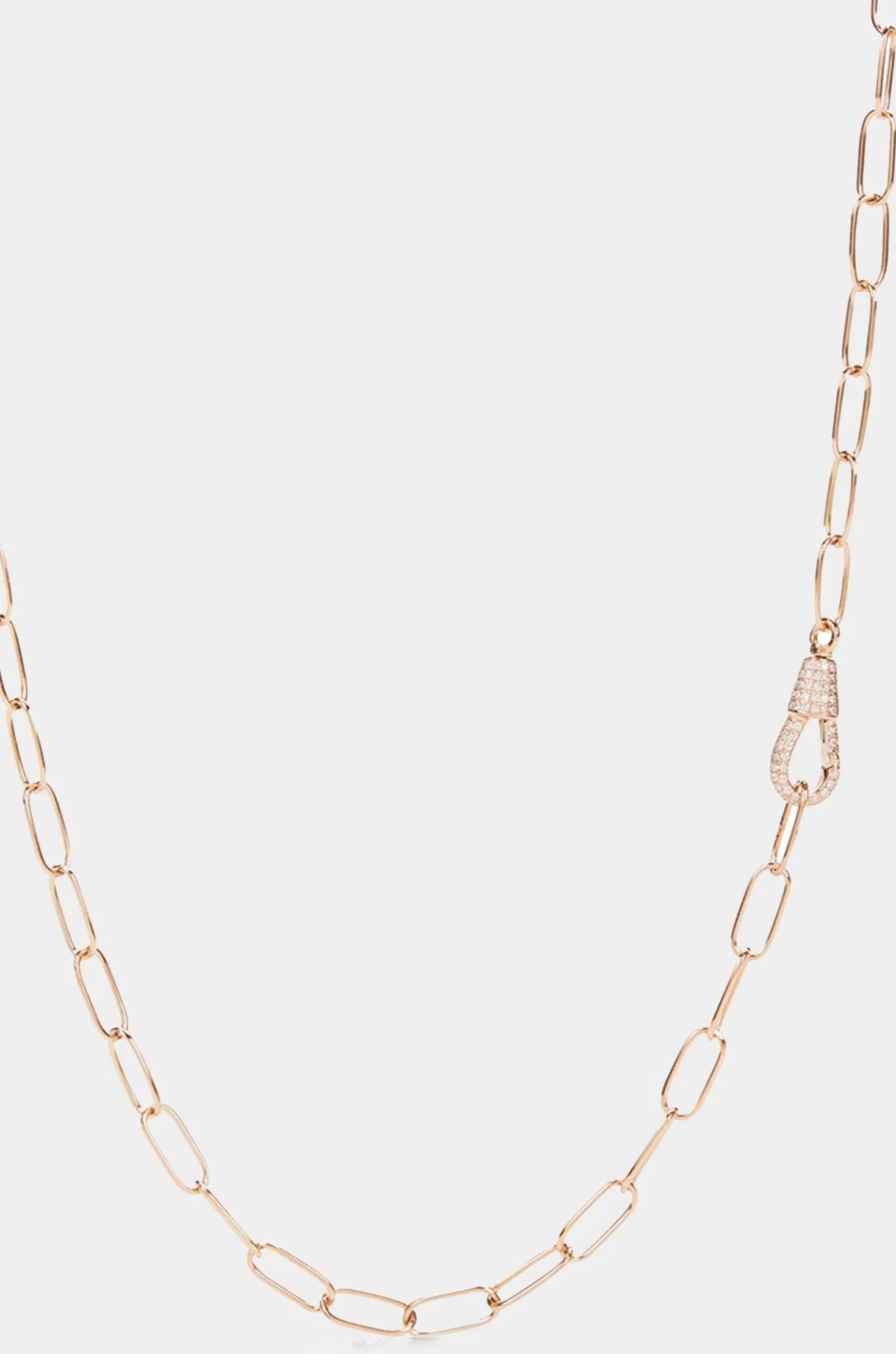 Diamond Hook Chain, Yellow Gold