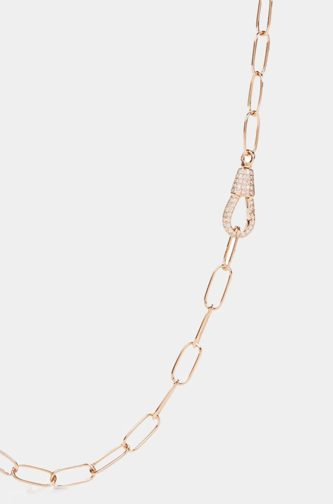 Diamond Hook Chain, Yellow Gold