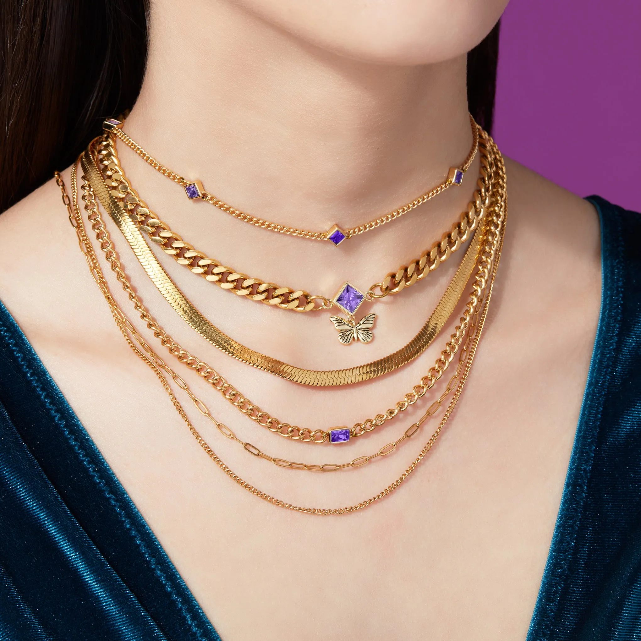 Dione Necklace - White
