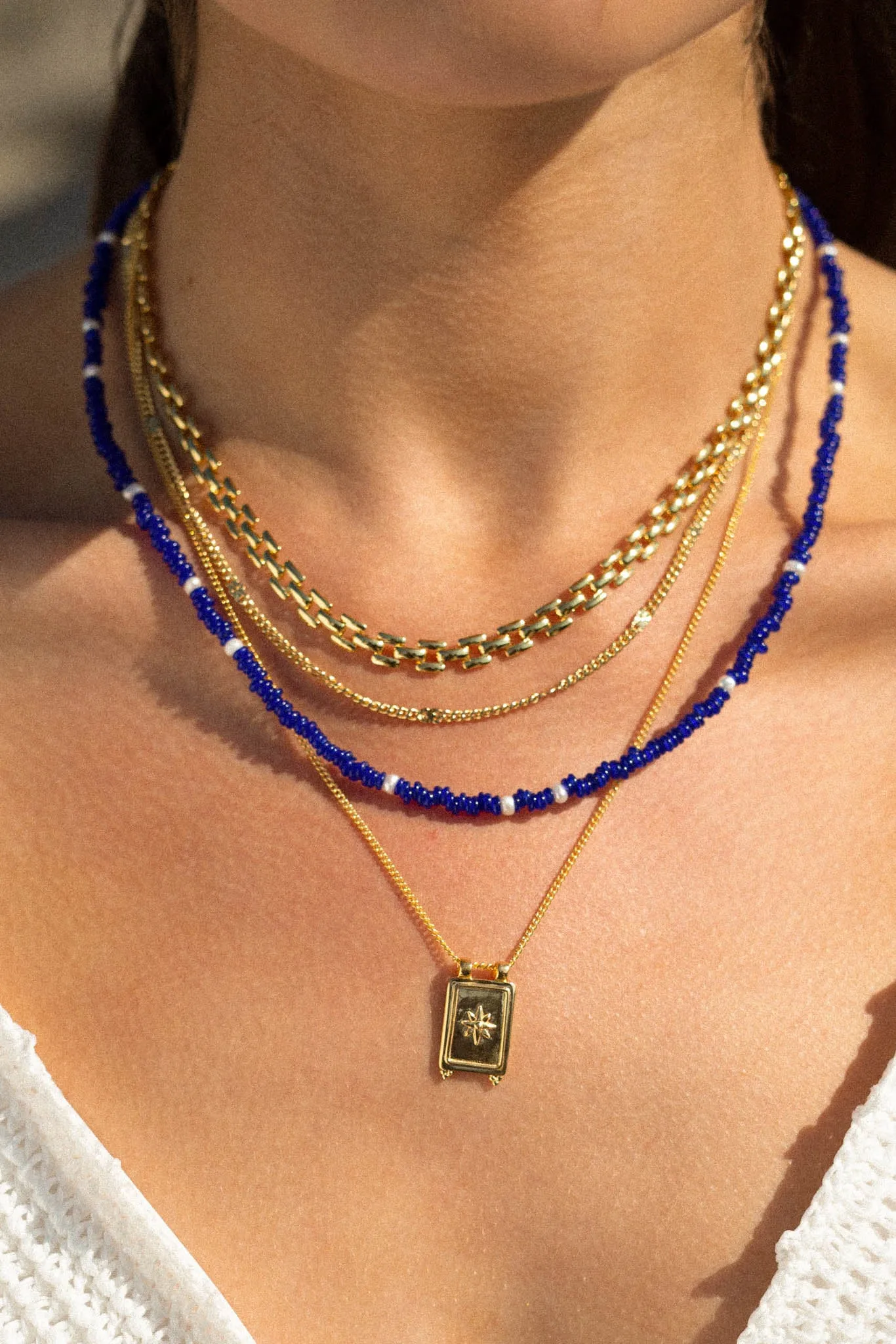 Dot chain necklace (40cm)