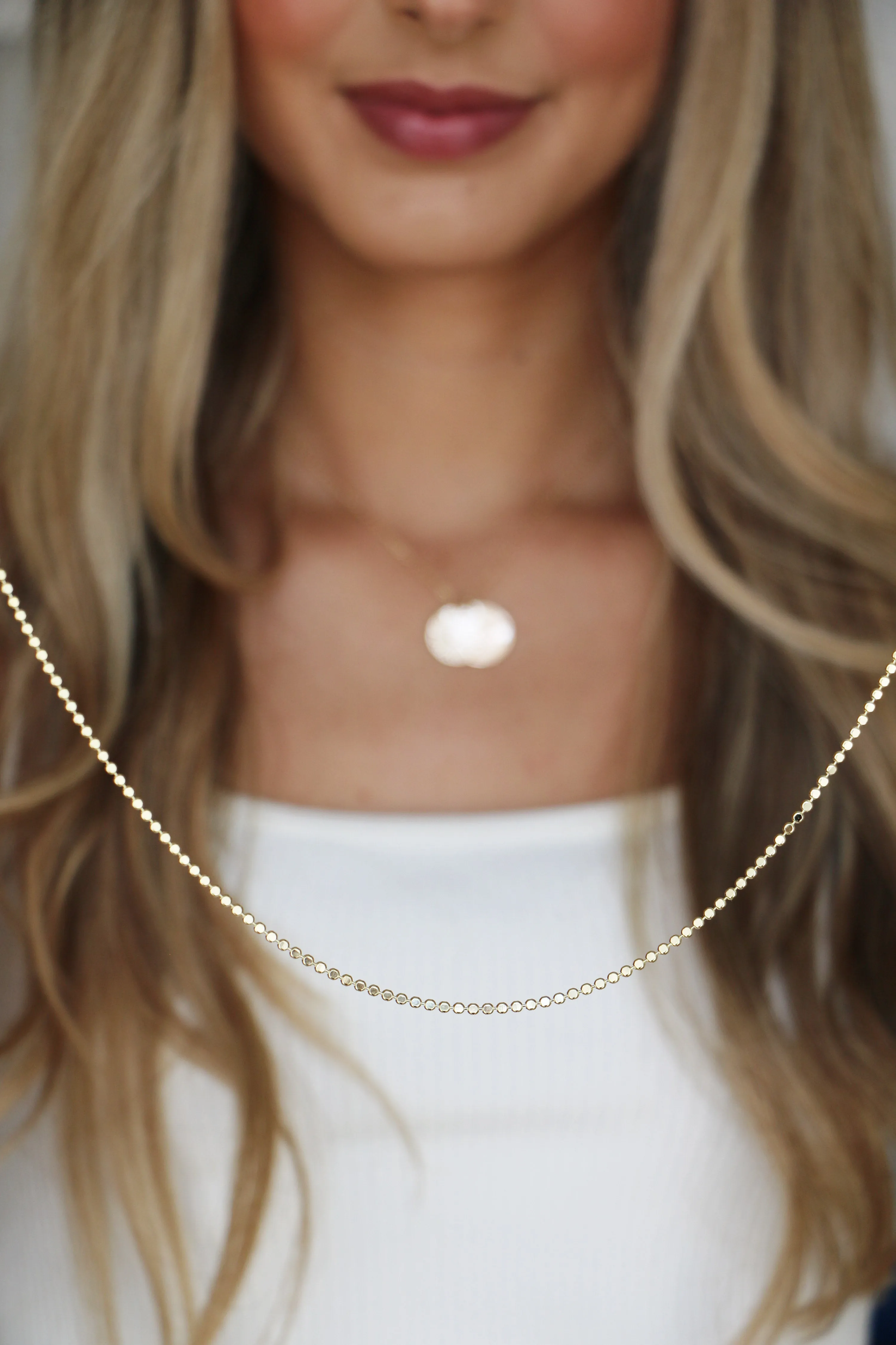 dottie layering chain { gold }