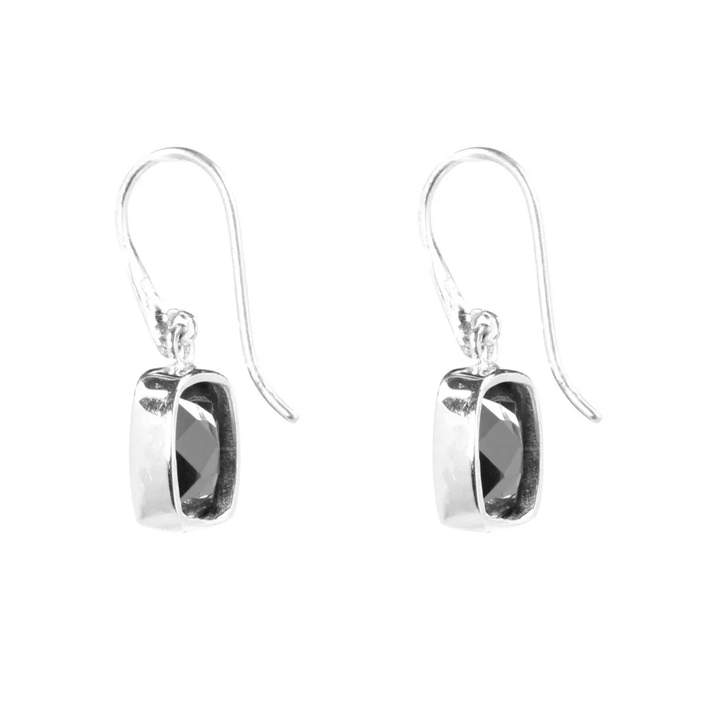 Earrings - Dangle Lemon Quartz Sterling Silver