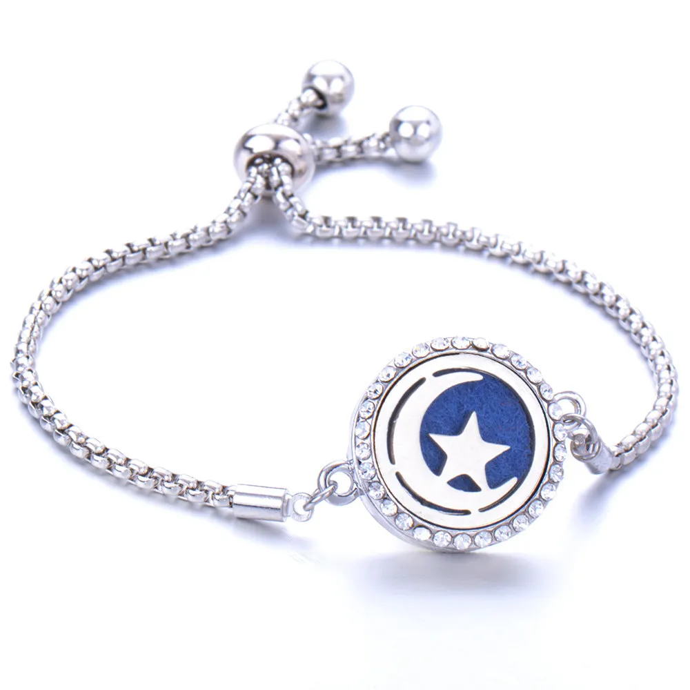 Essential oil diffusion bracelet