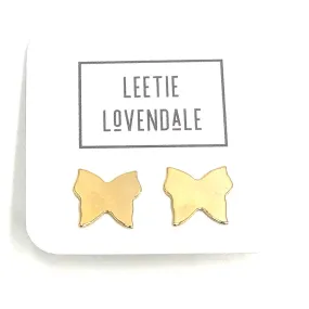 Flat Bow Deadstock Earrings