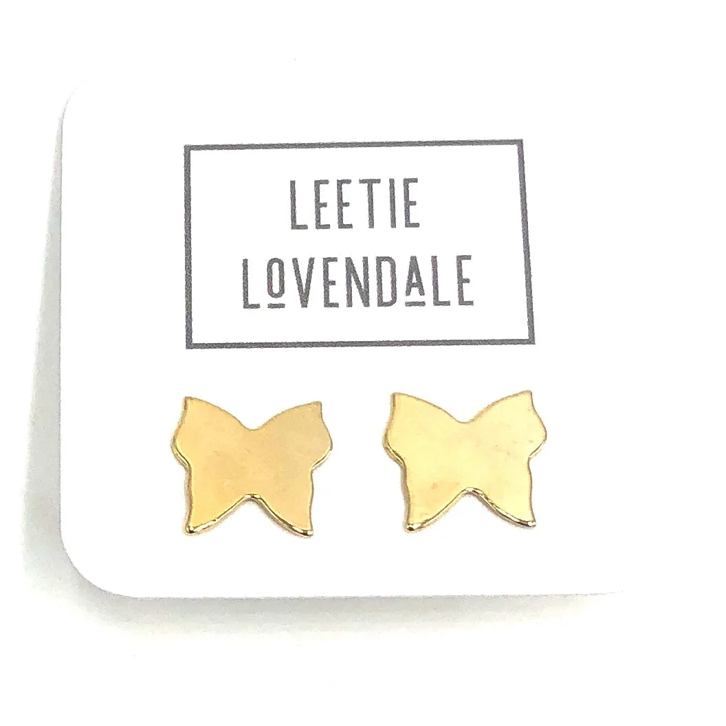 Flat Bow Deadstock Earrings